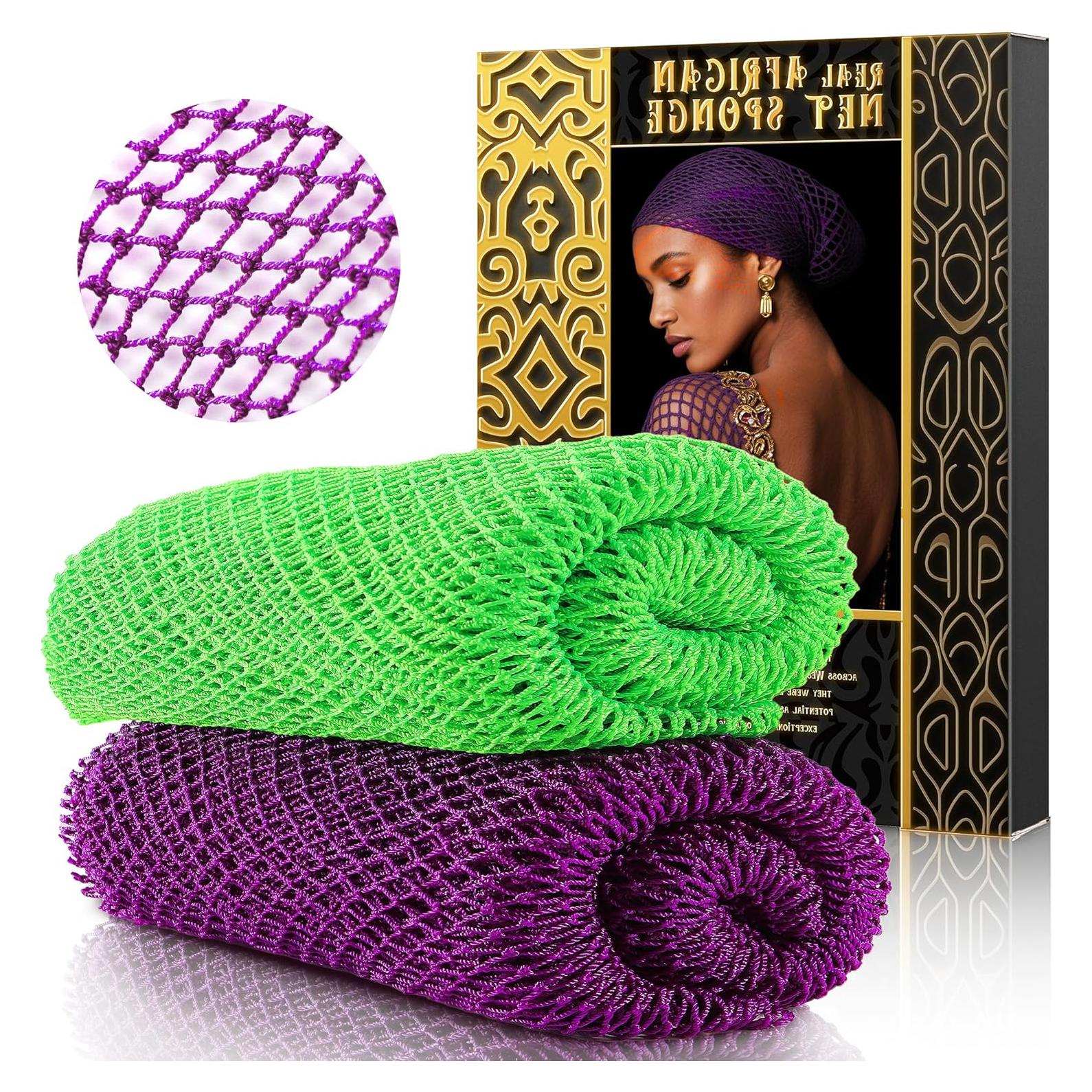 Esponjas de Baño Exfoliantes ACLMFUP - 2 Piezas Suaves