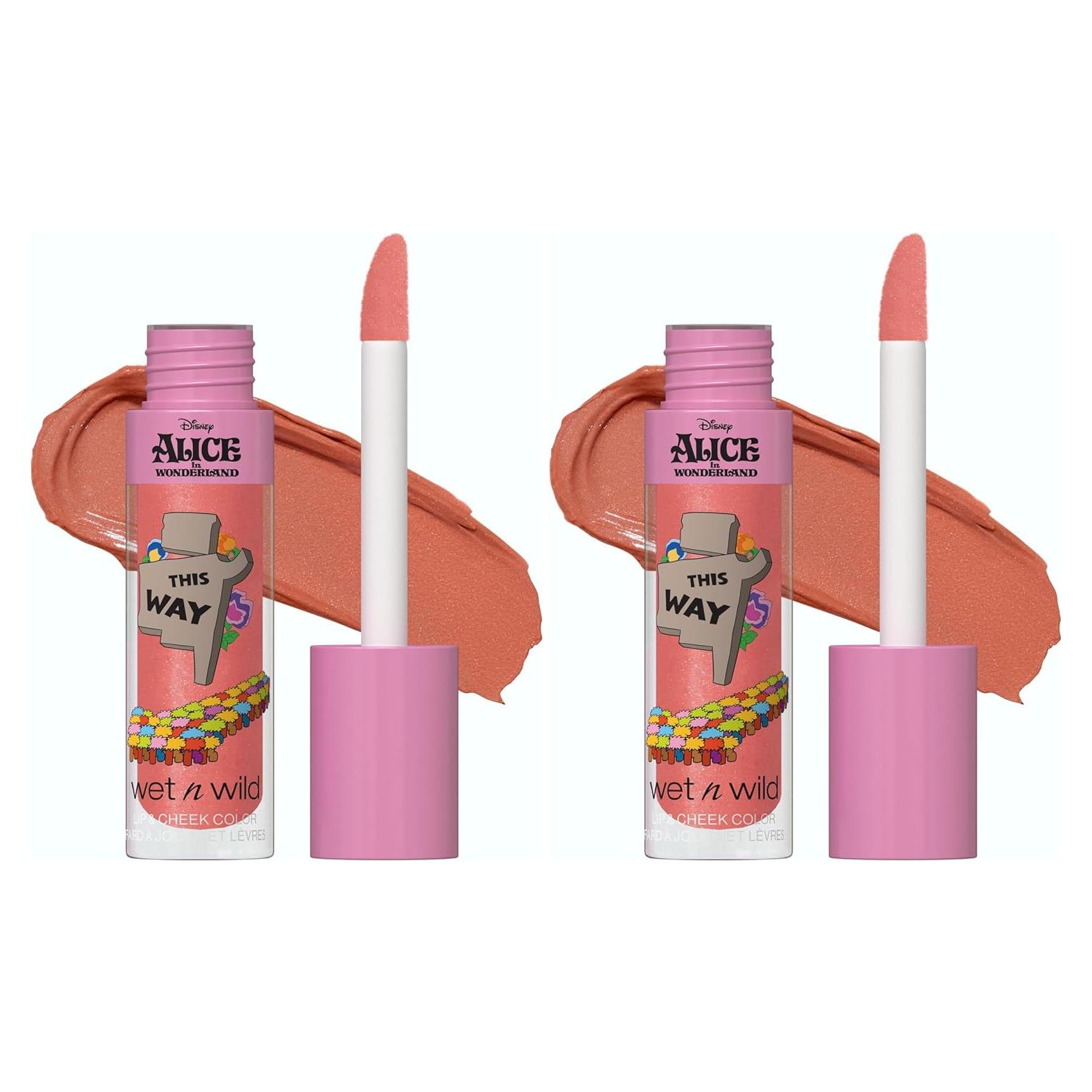 Wet n Wild Color Líquido para Labios y Mejillas - Alicia en el País de las Maravillas (Paquete de 2)