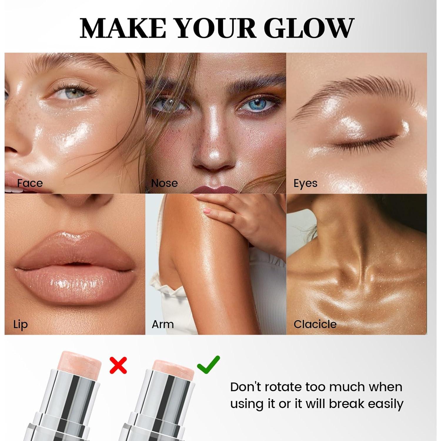 Barra Iluminadora Rosa Sirena para Piel de Cristal 30g