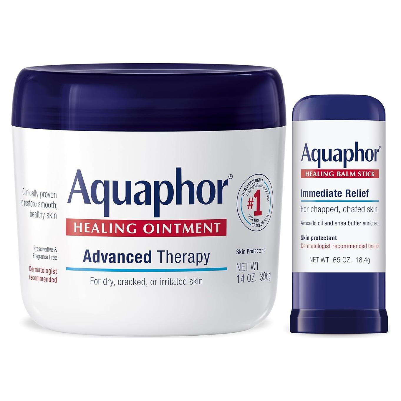 Ungüento Sanador Avanzado Aquaphor 396 g + Barra Sanadora 18 g