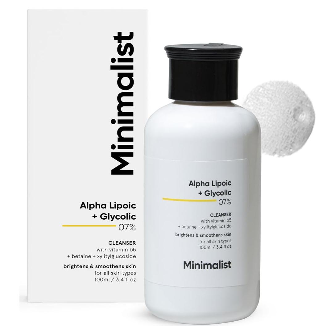 Limpiador Facial ALA y AHA 7% Minimalista 100 ml