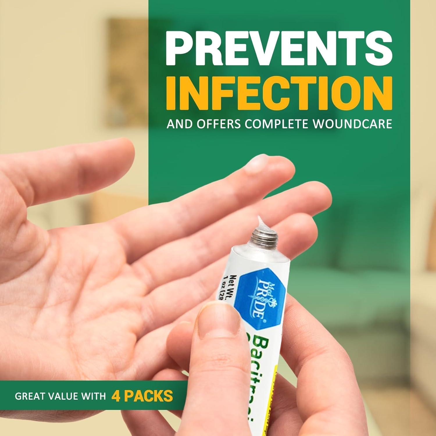 Ungüento Antibiótico Bacitracina con Zinc 28.35 g - Med Pride