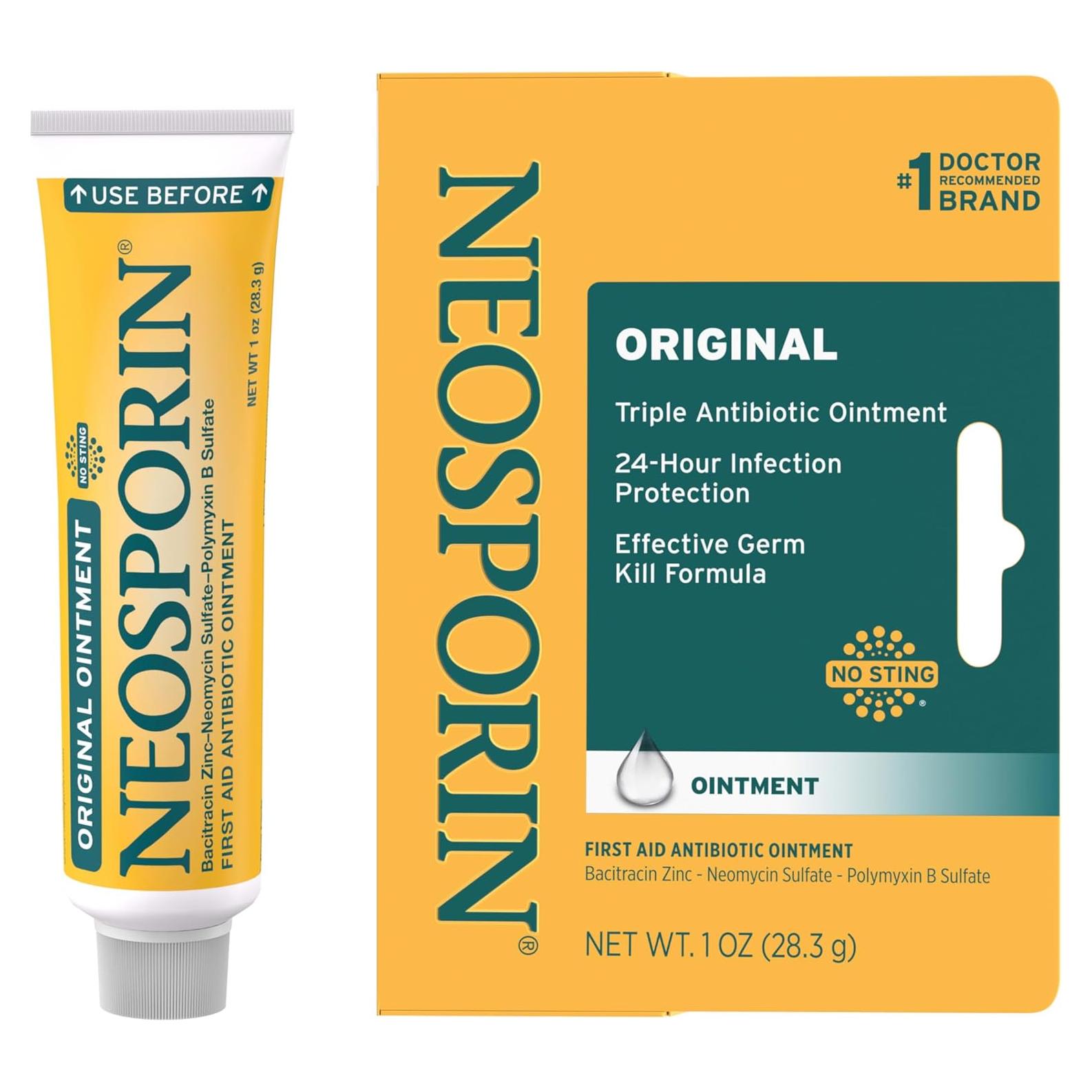 Neosporin Ungüento Antibiótico 28.35 g - Protección Heridas