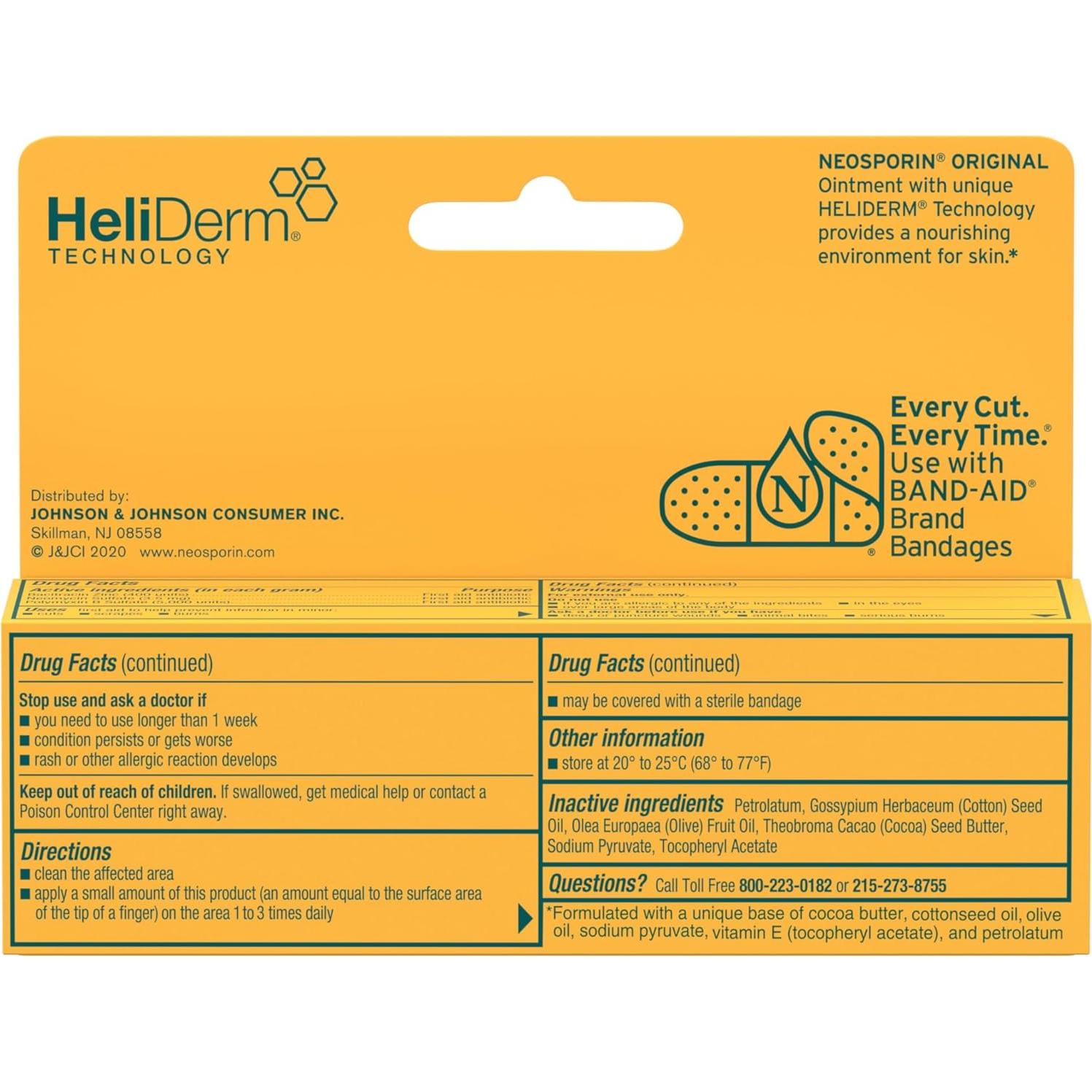 Neosporin Ungüento Antibiótico 28.35 g - Protección Heridas