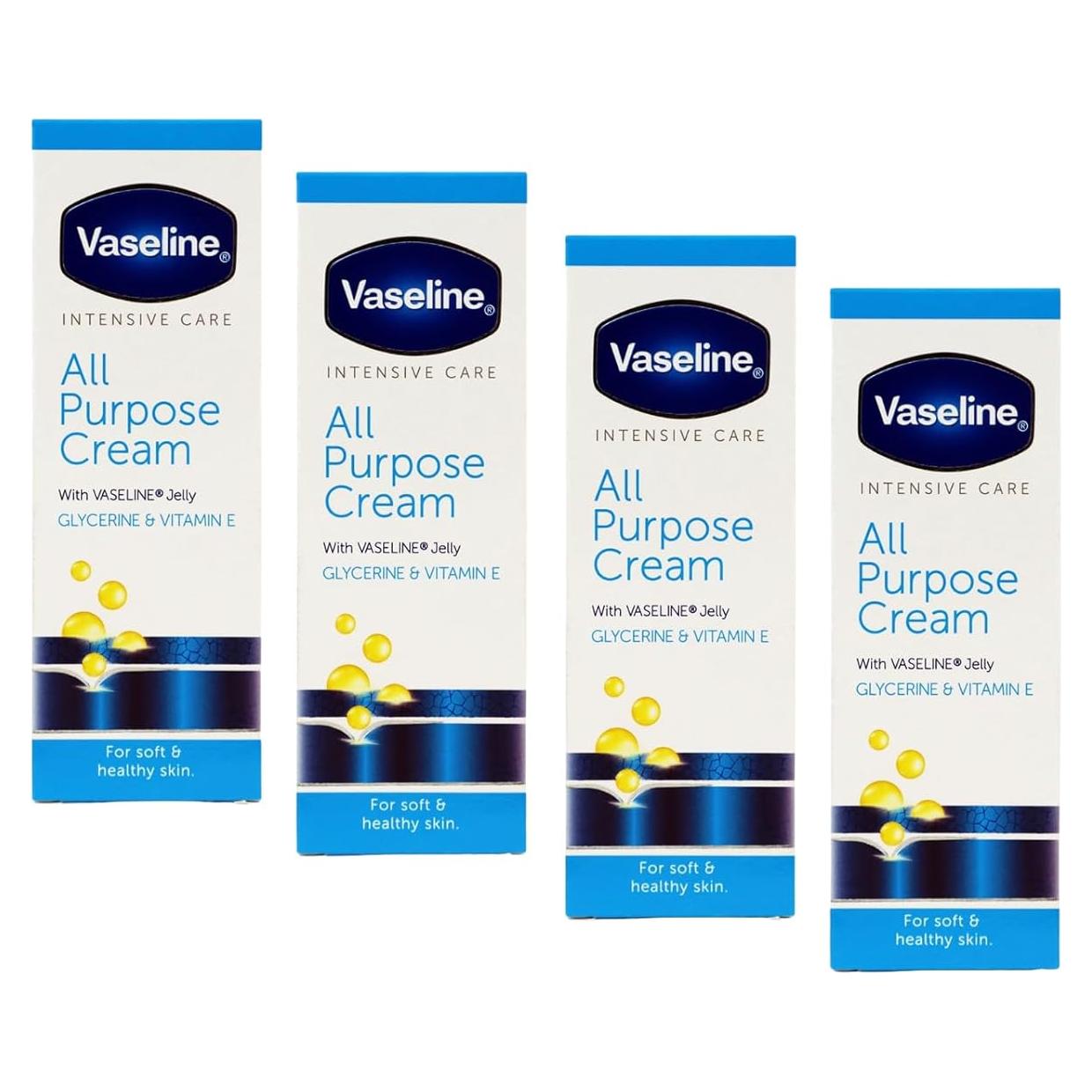 Crema Hidratante Intensiva Vaseline 4 Tubos 213g Cada Uno