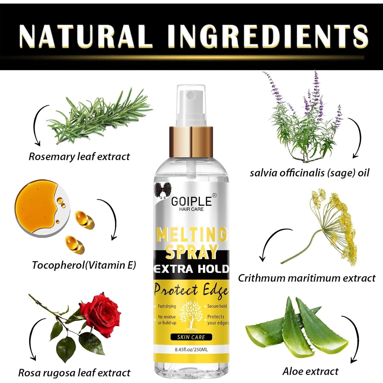 Spray Adhesivo para Pelucas Goiple 250 ml Fuerte y Natural