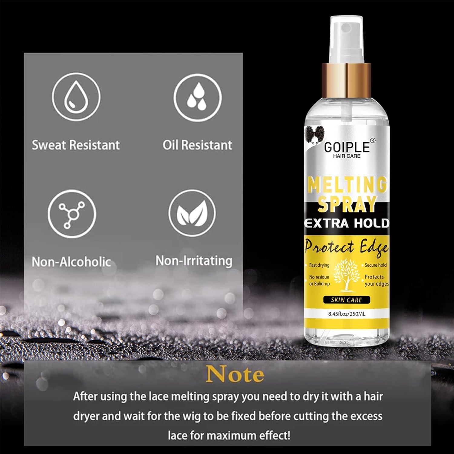 Spray Adhesivo para Pelucas Goiple 250 ml Fuerte y Natural