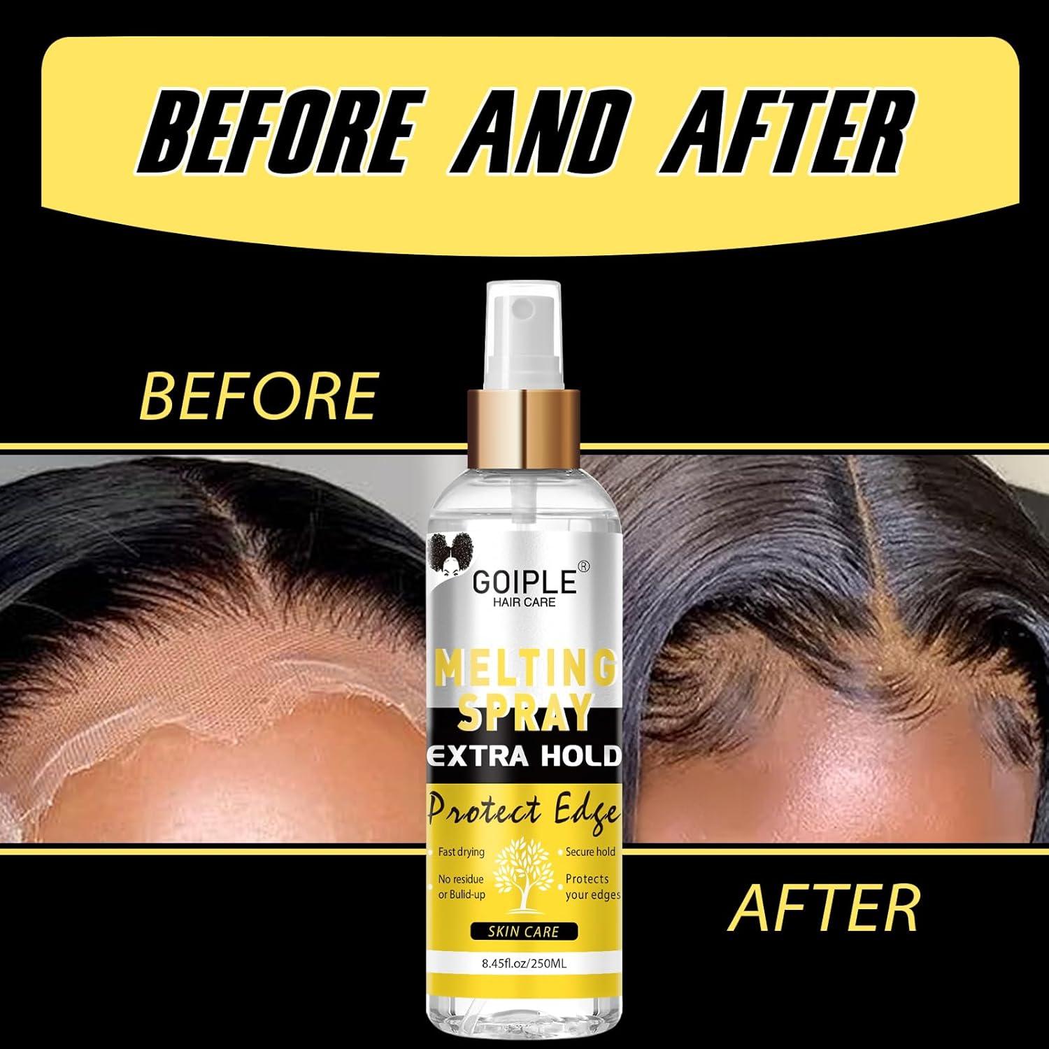 Spray Adhesivo para Pelucas Goiple 250 ml Fuerte y Natural