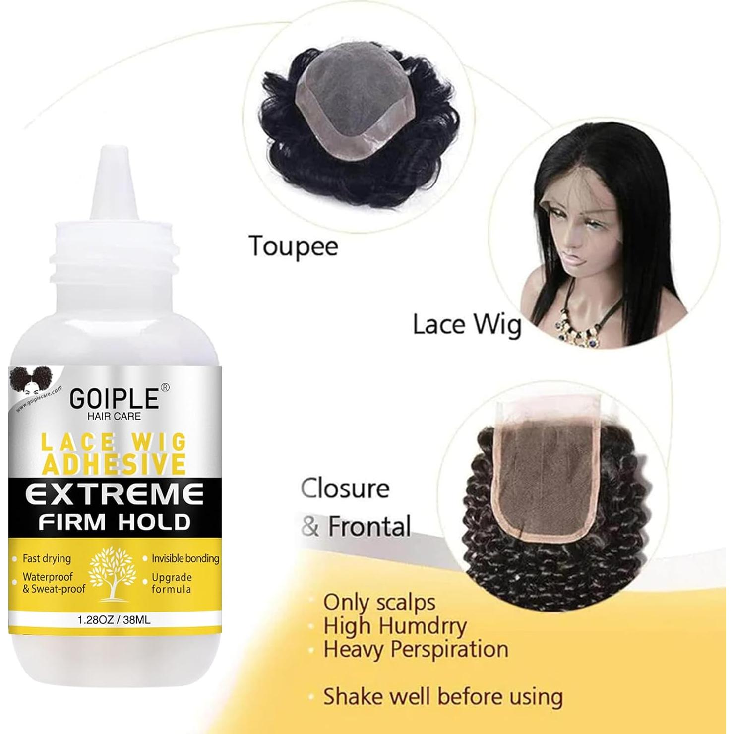 Pegamento Goiple para Pelucas de Encaje Frontal 37.85 ml