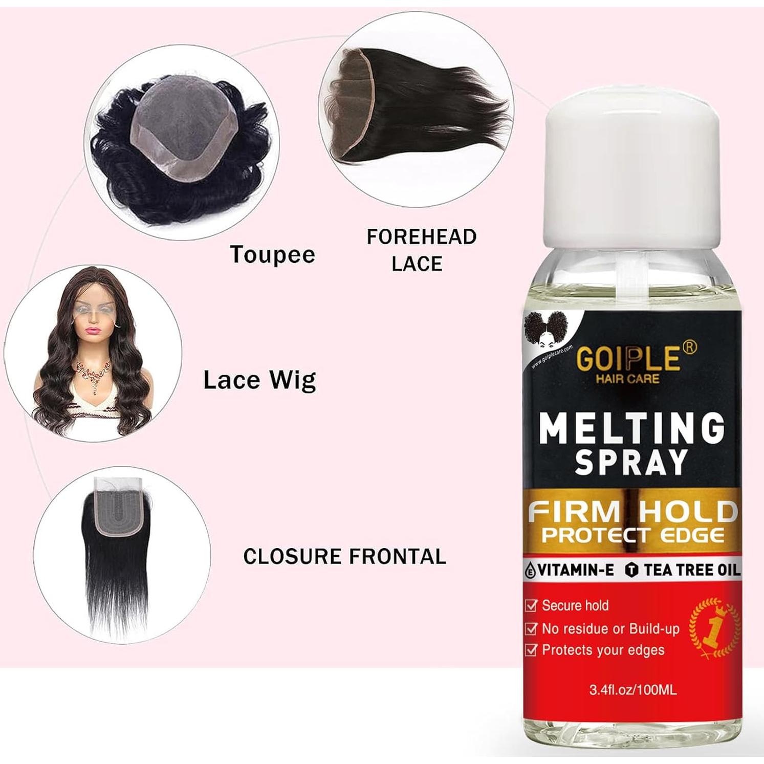 Spray Derretidor de Encaje Adhesivo WOZUTUNT 100ml + Kit 13pcs