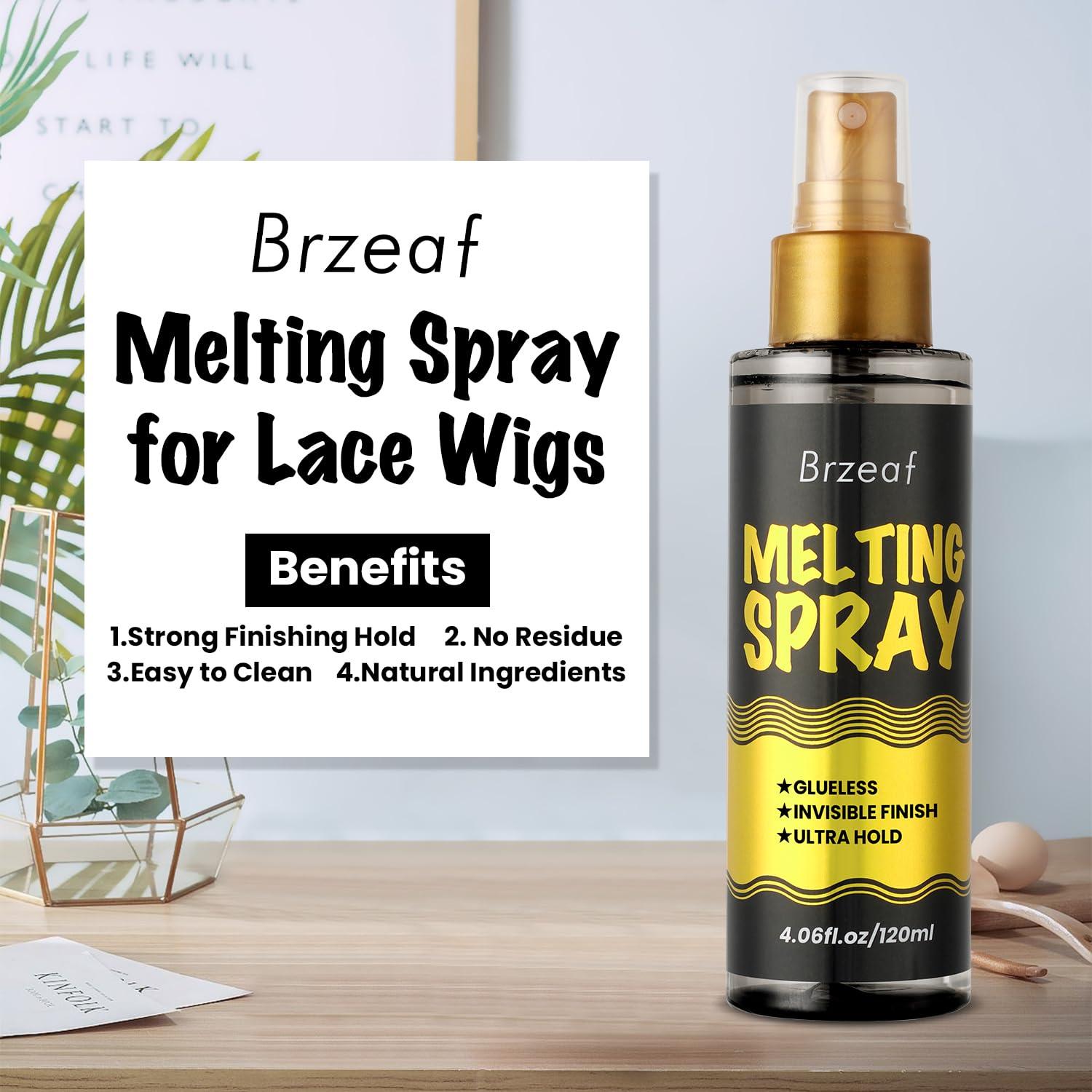 Spray de Derretimiento para Pelucas Brzeaf 120ml - Sostenimiento Fuerte