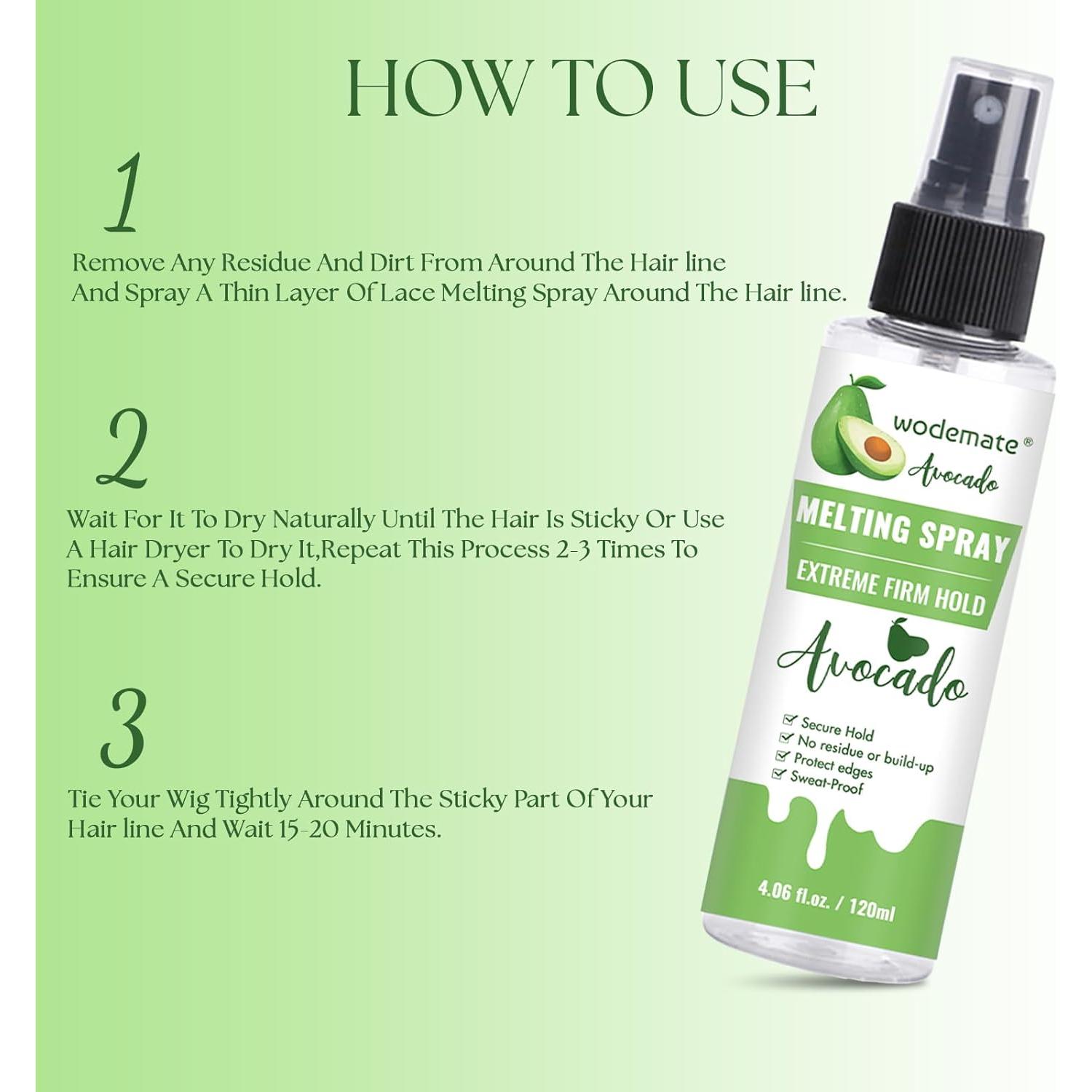 Spray Derretidor de Encaje Wodemate 120 ml - Fijación Extrema