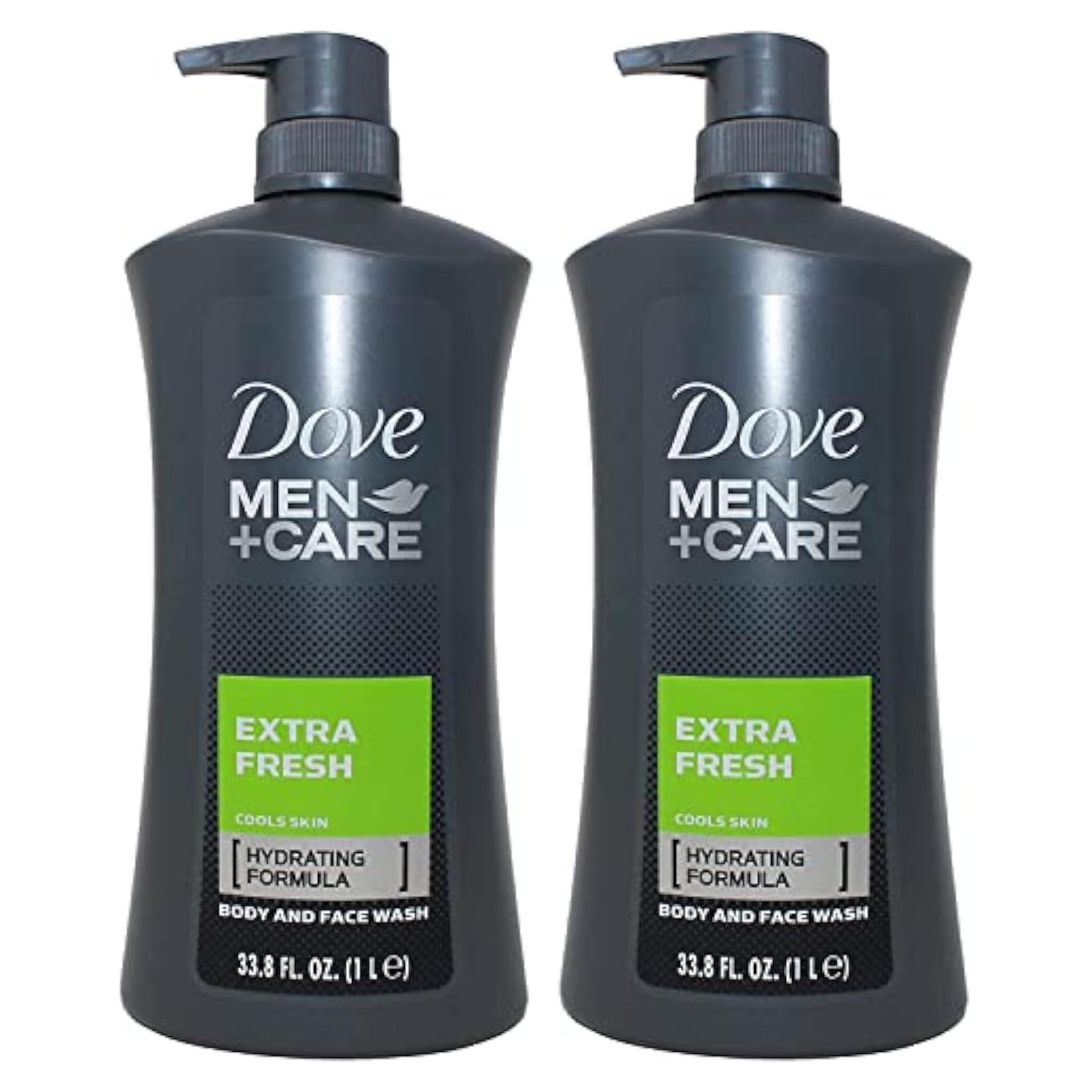 Gel de Ducha Dove Men+Care Extra Fresco 1L - Paquete de 2