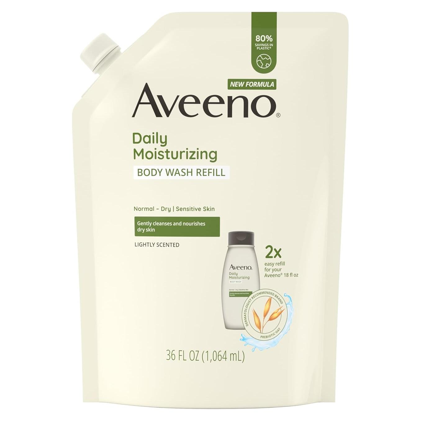 Gel de Ducha Hidratante Aveeno 1064 ml Piel Sensible Avena