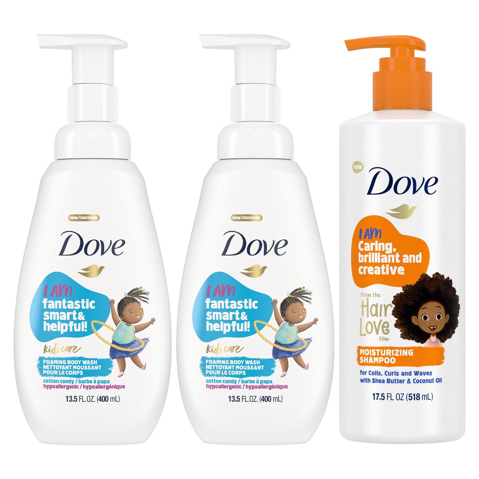 Dove Kids Gel de Baño y Champú Hidratante 3 Piezas