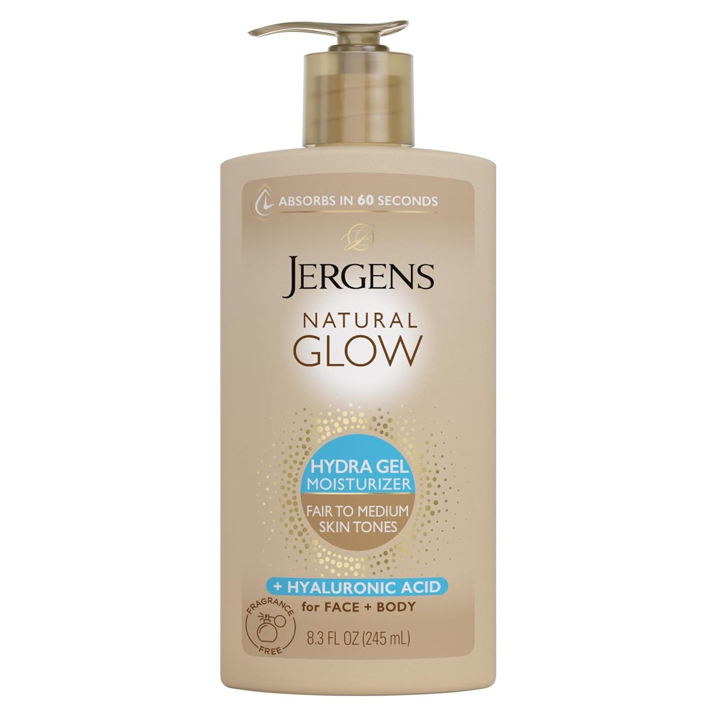 Gel Autobronceador Hidratante Jergens Glow 245 ml