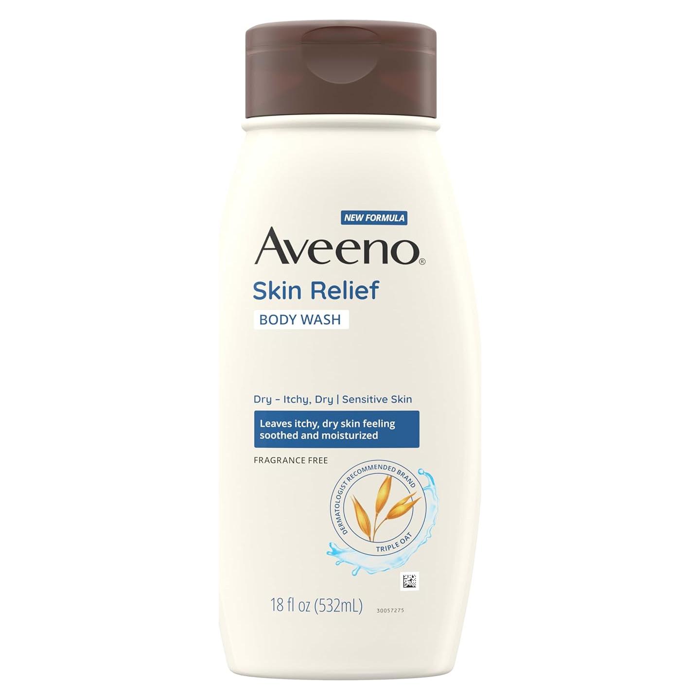 Gel de Ducha Aveeno Sin Fragancia 532 ml para Piel Sensible