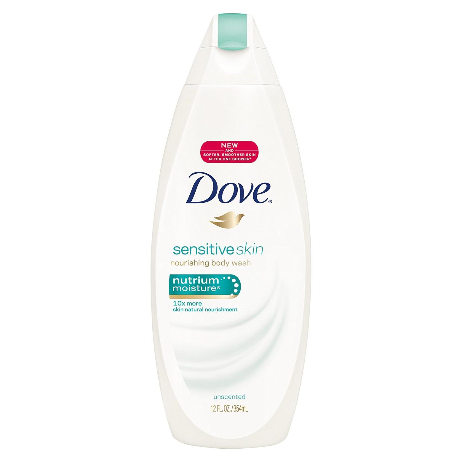 Gel de Ducha Dove Piel Sensible 311 ml Hipoalergénico