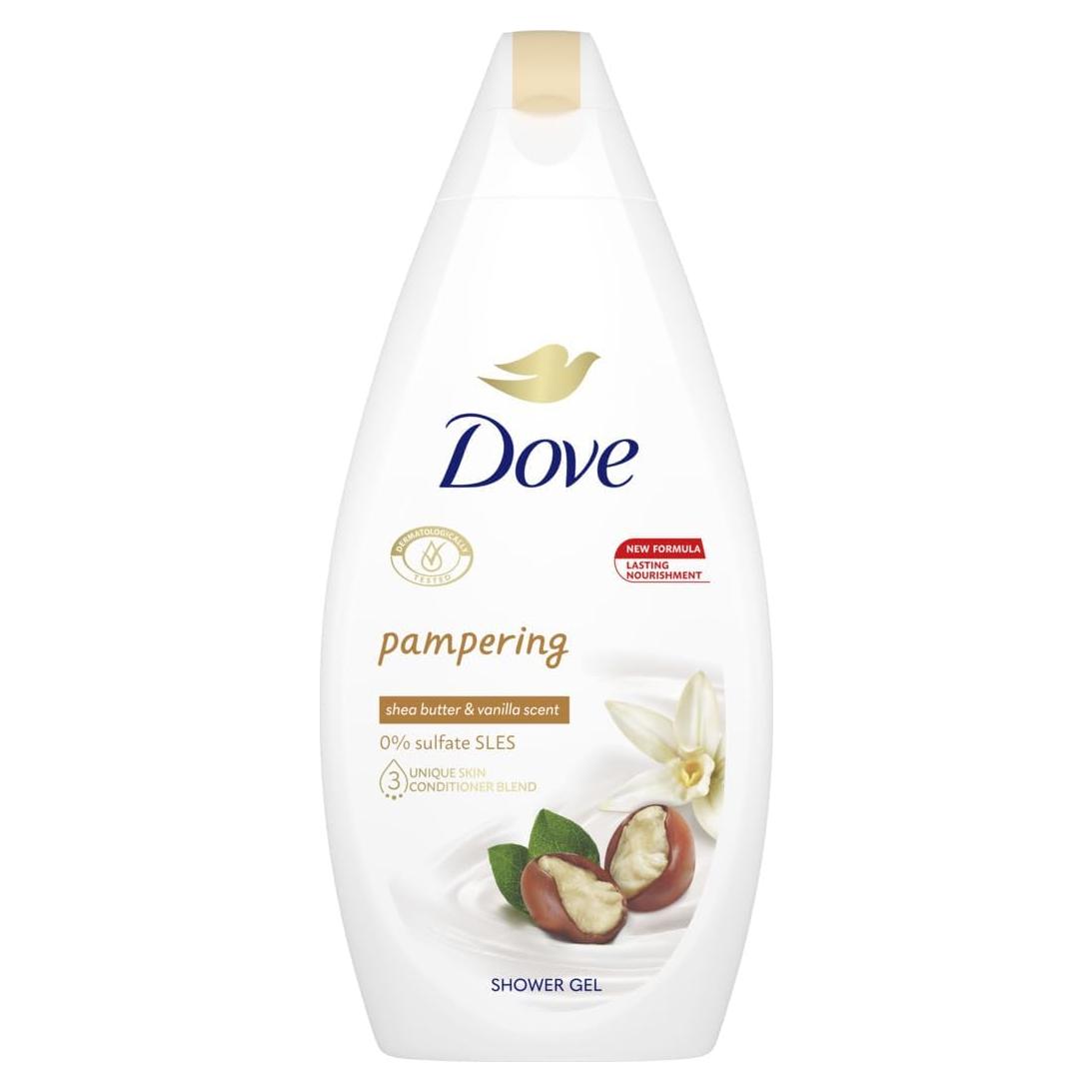 Baño de Burbujas Dove Cuidado Puro 500ml Manteca de Karité
