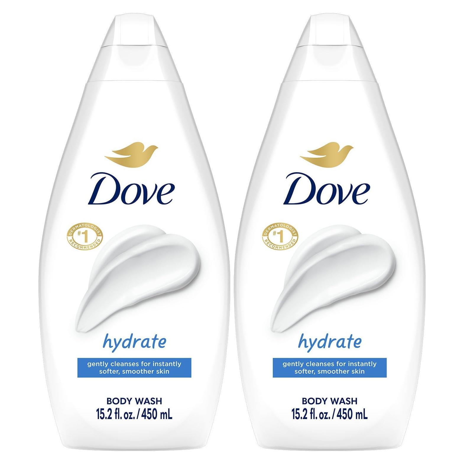 Dove Gel de Ducha Hidratante 2-Pack 430g - Cuidado Suave Piel