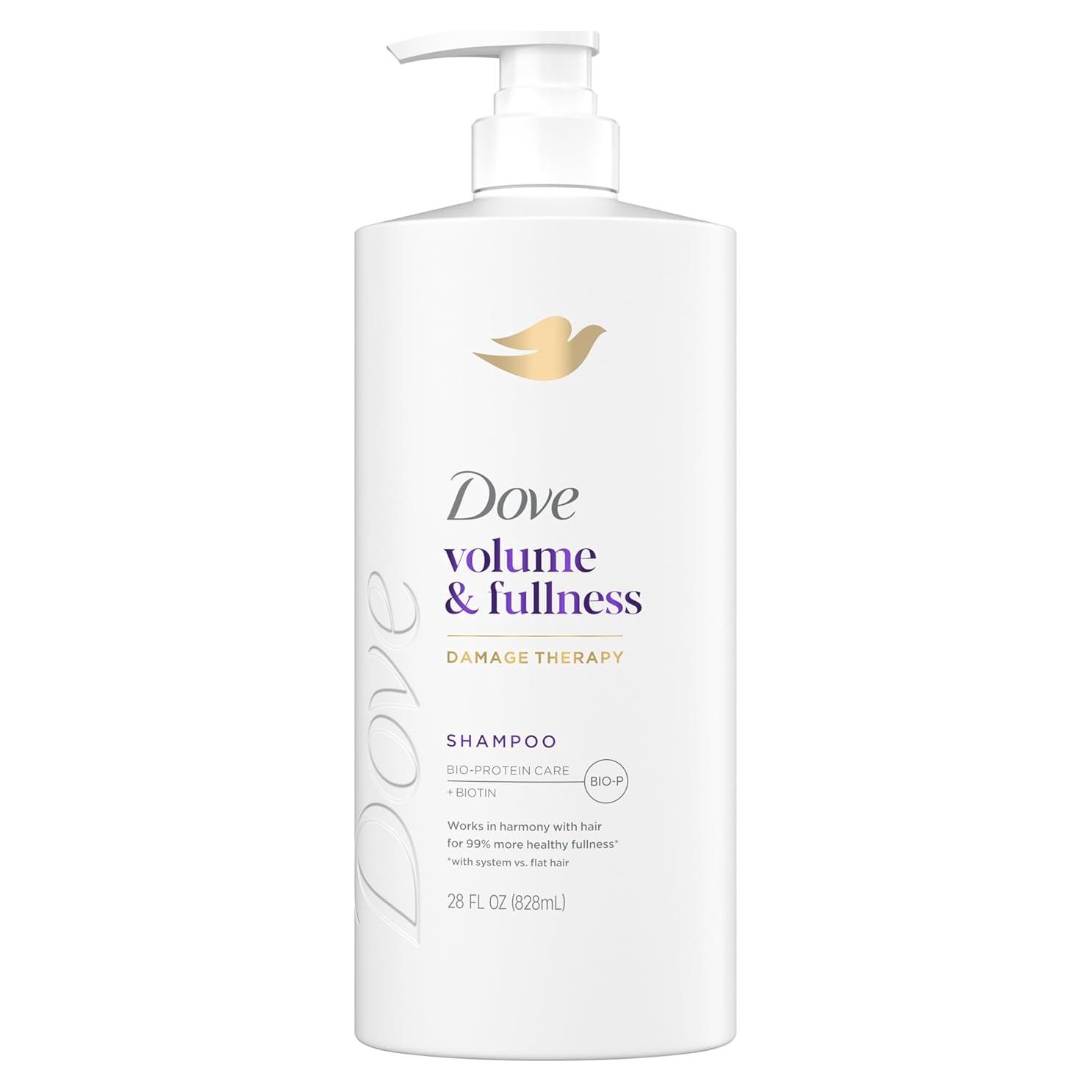 Champú Dove Volumen y Plenitud 828 ml - Cabello Fino y Delgado