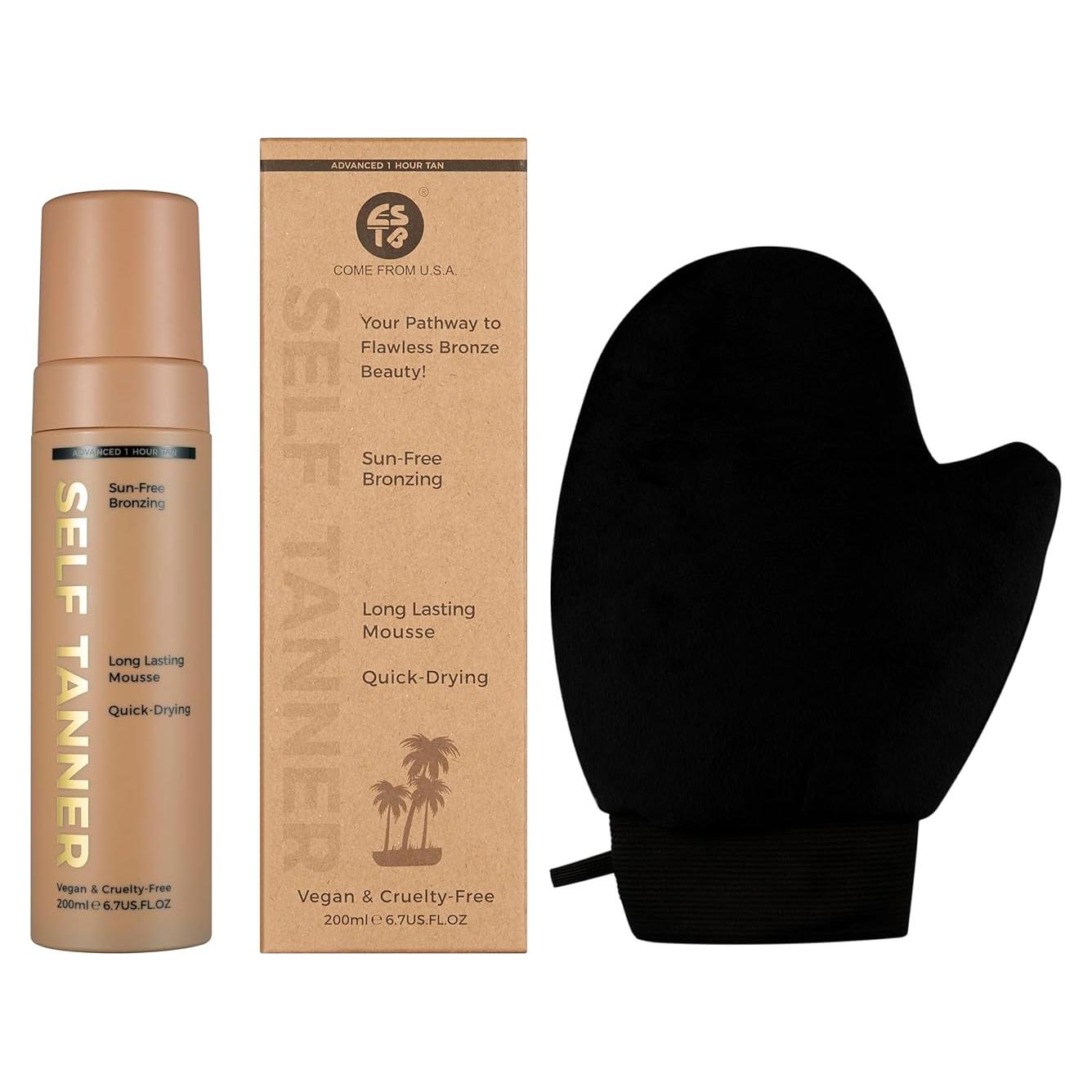 Mousse Bronceador Automático ESTB 198.5 ml - Brillo Natural