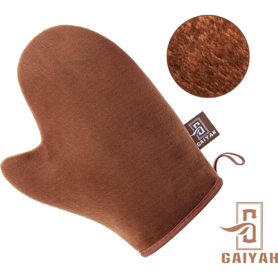 Guante de Autobronceador GAIYAH Marrón Ultra Suave 21.2x16.3cm