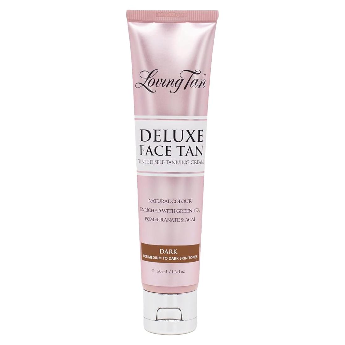 Bronceador Facial Loving Tan Deluxe Oscuro 47.3 ml - Sin Rayas