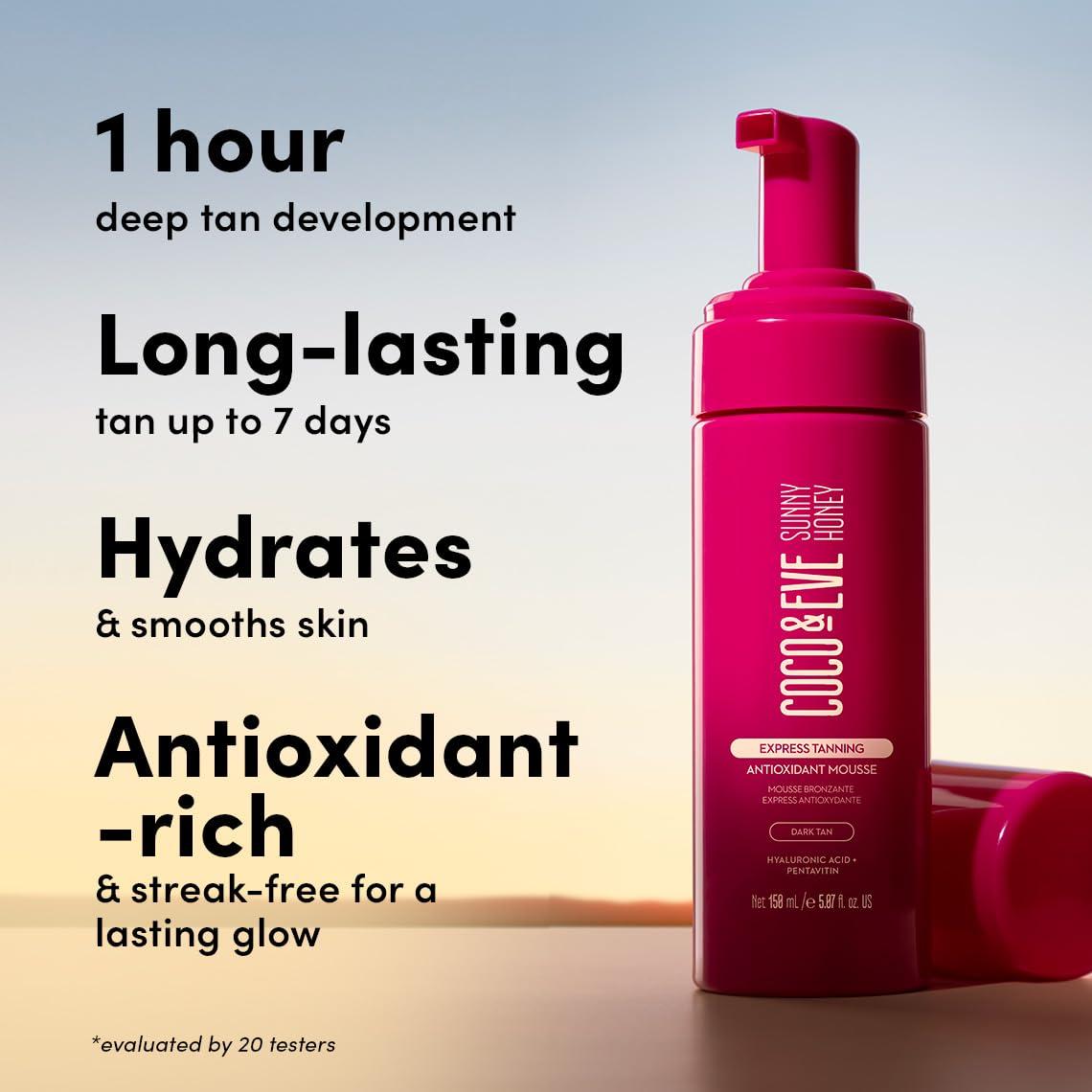 Coco & Eve Mousse Bronceadora Express 150 ml - Bronceado Natural