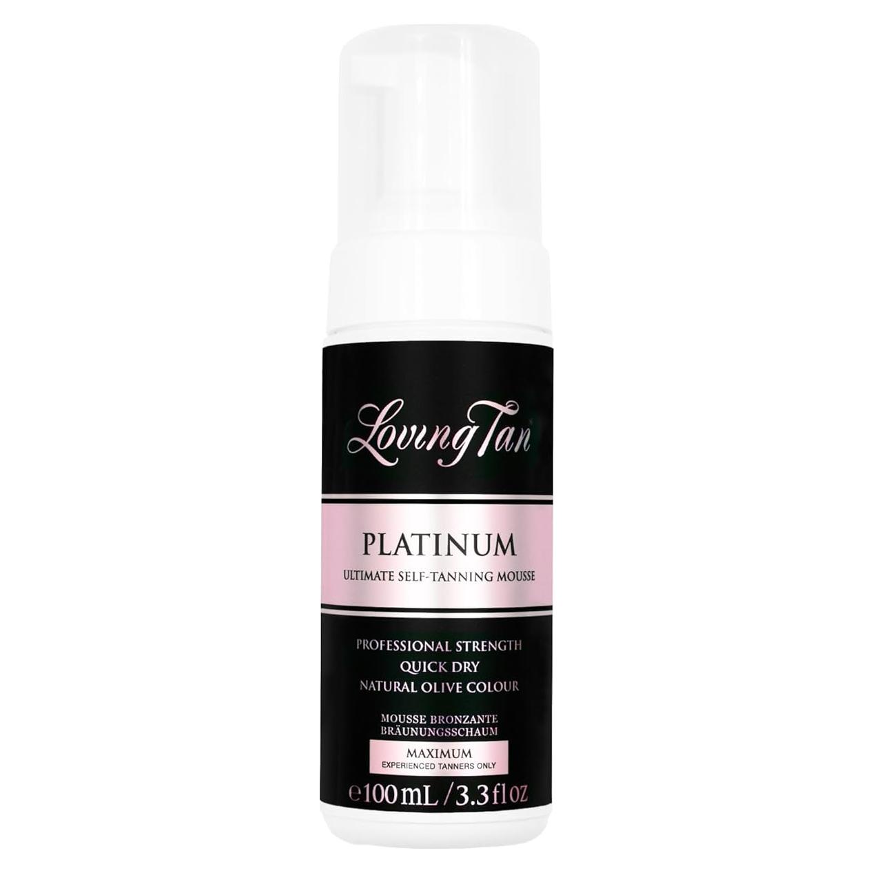 Mousse Autobronceador Loving Tan Platinum 97.6 ml - Oscuro