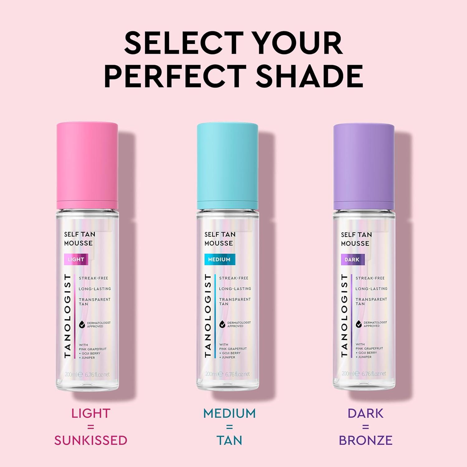 Mousse Autobronceadora Tanologist 200 ml Transparente Sin Rayas