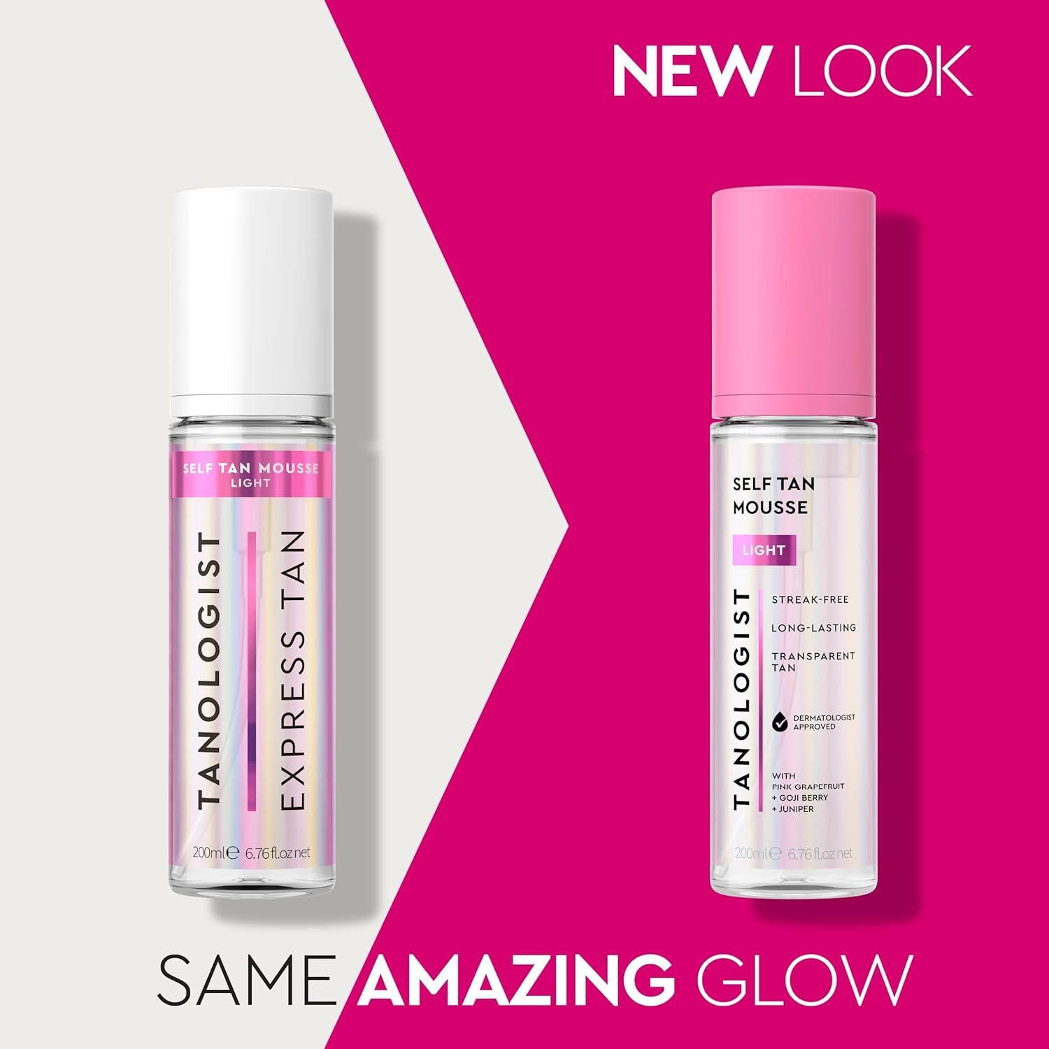 Mousse Autobronceadora Tanologist 200 ml Transparente Sin Rayas