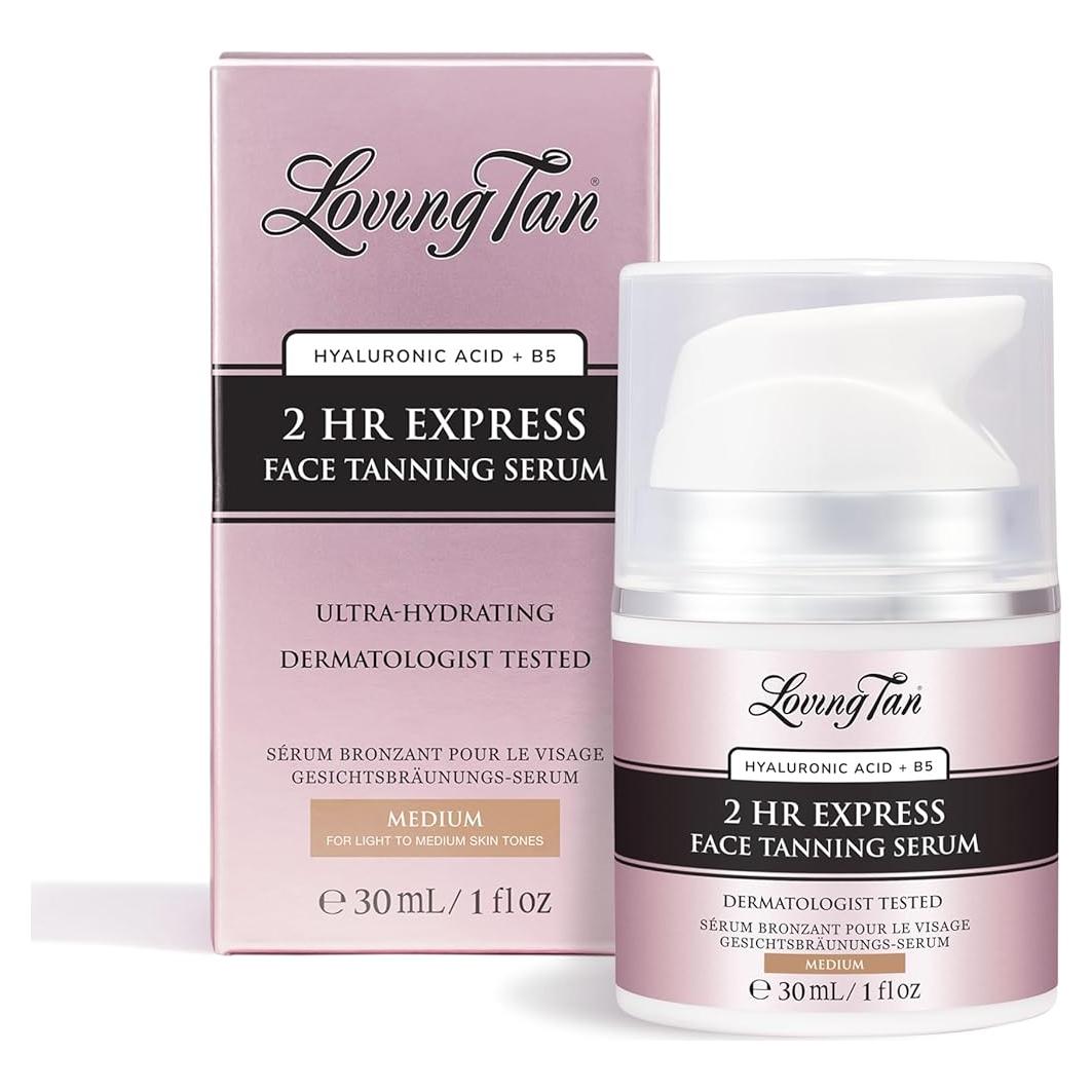 Suero Bronceador Facial Loving Tan 29.57 ml Medio Hidratante