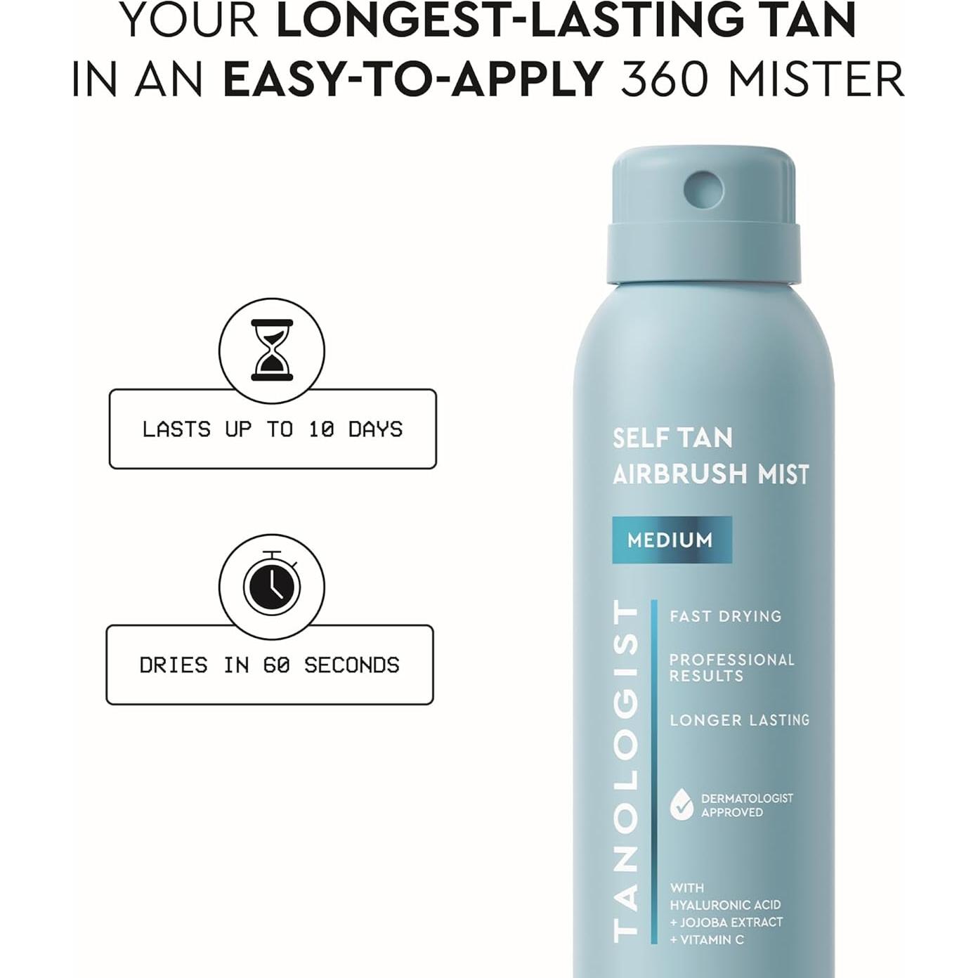 Bruma de Autotono Tanologist Oscura 148 ml - Secado Rápido