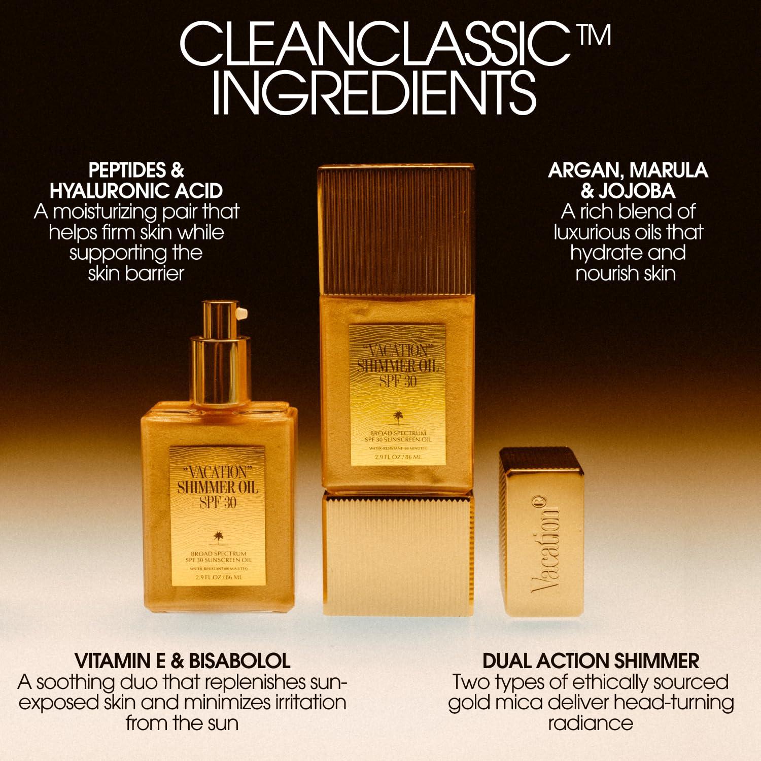 Aceite Brillante Vacation SPF 30 85.5 ml - Protector Solar Corporal