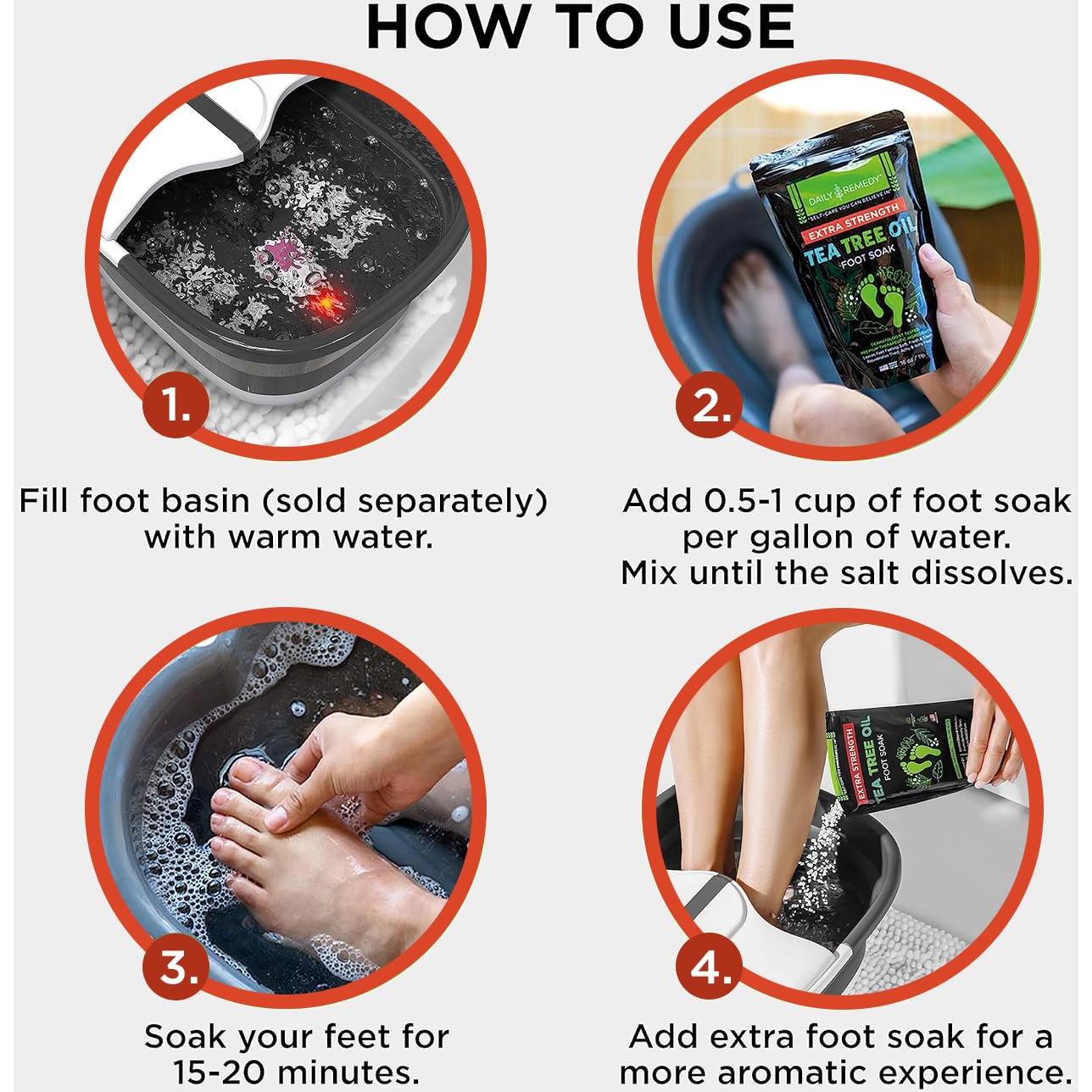 Remojo para Pies Aliviador de Músculos Daily Remedy 0.45 kg