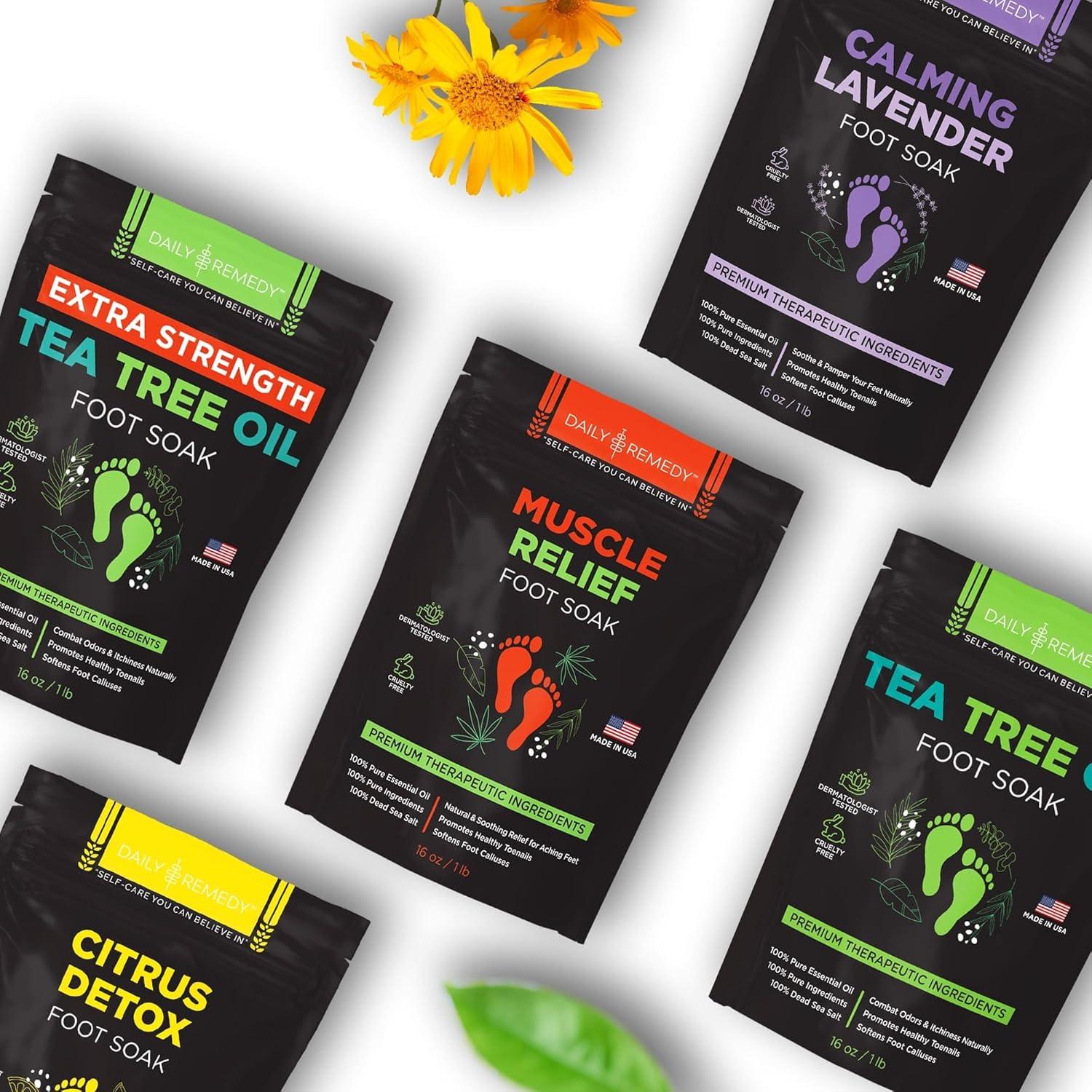 Remojo para Pies Aliviador de Músculos Daily Remedy 0.45 kg