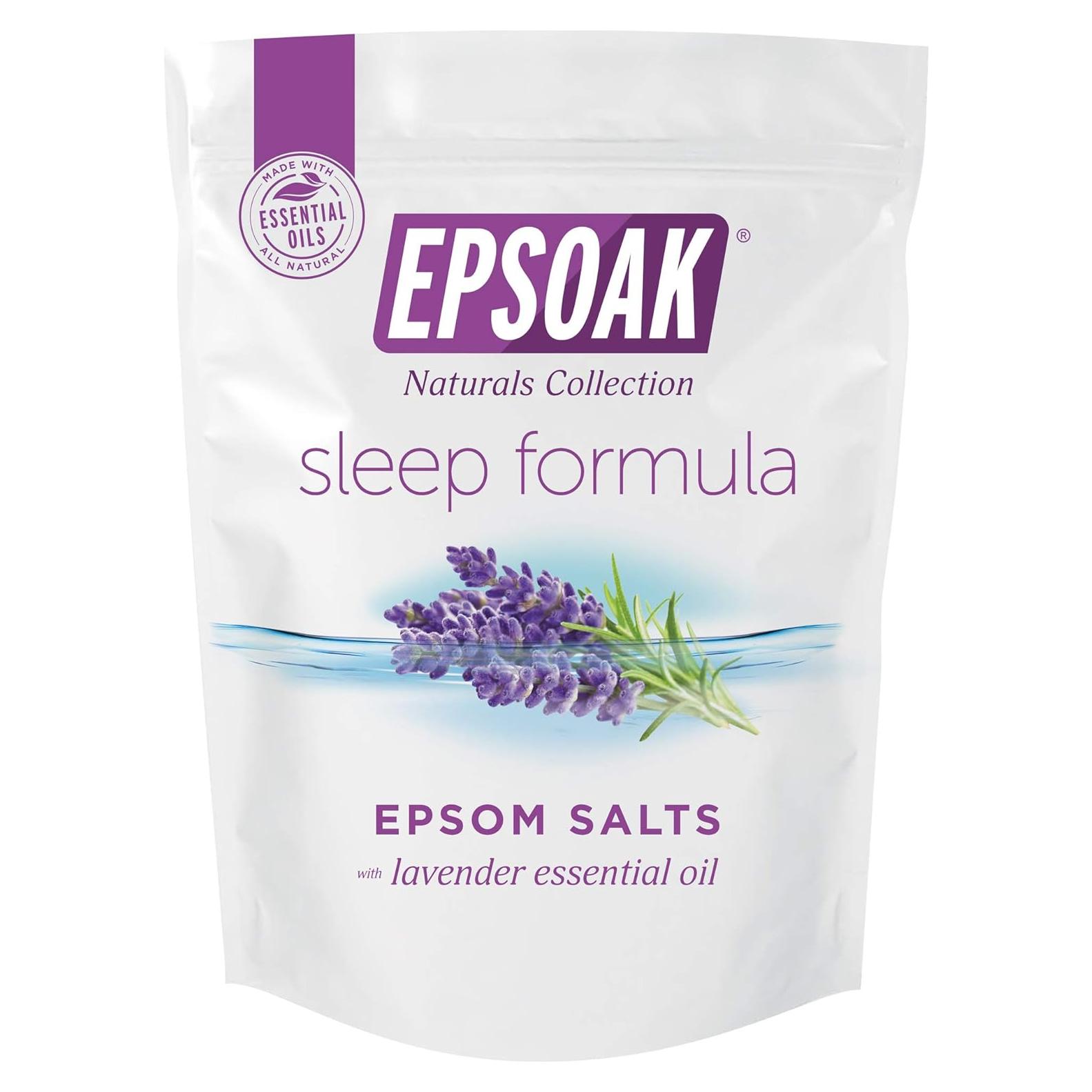 Sal de Epsom Epsoak 0.91 kg con Lavanda - Baño Relajante