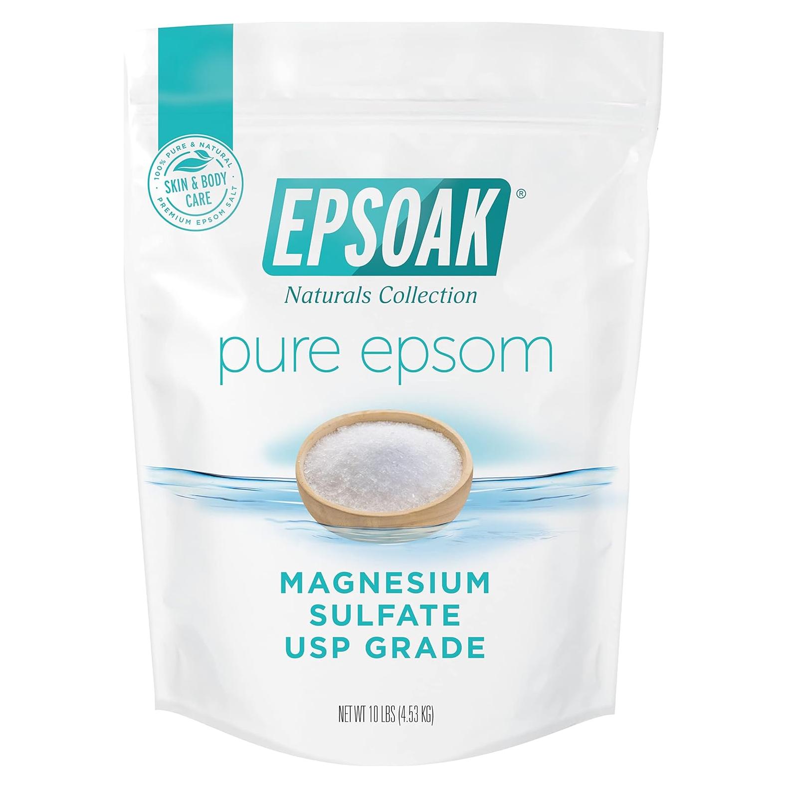 Sal de Epsom Epsoak 4.54 kg - Sulfato de Magnesio Puro