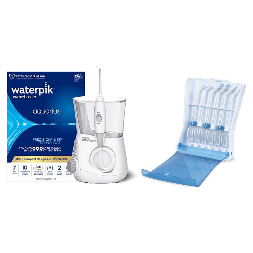 Irrigador Dental Waterpik Aquarius WP-660 con 6 Puntas y Estuche