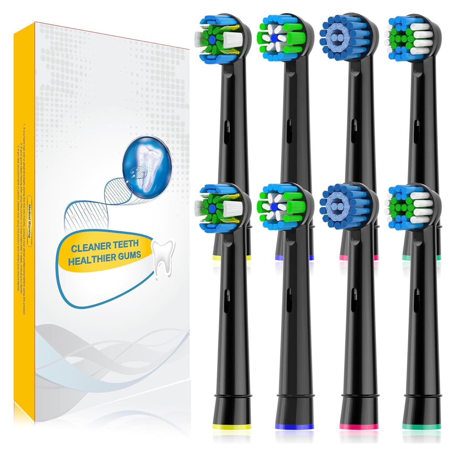 Cabezas de Repuesto Qitizu para Cepillo Oral B - 8 Piezas