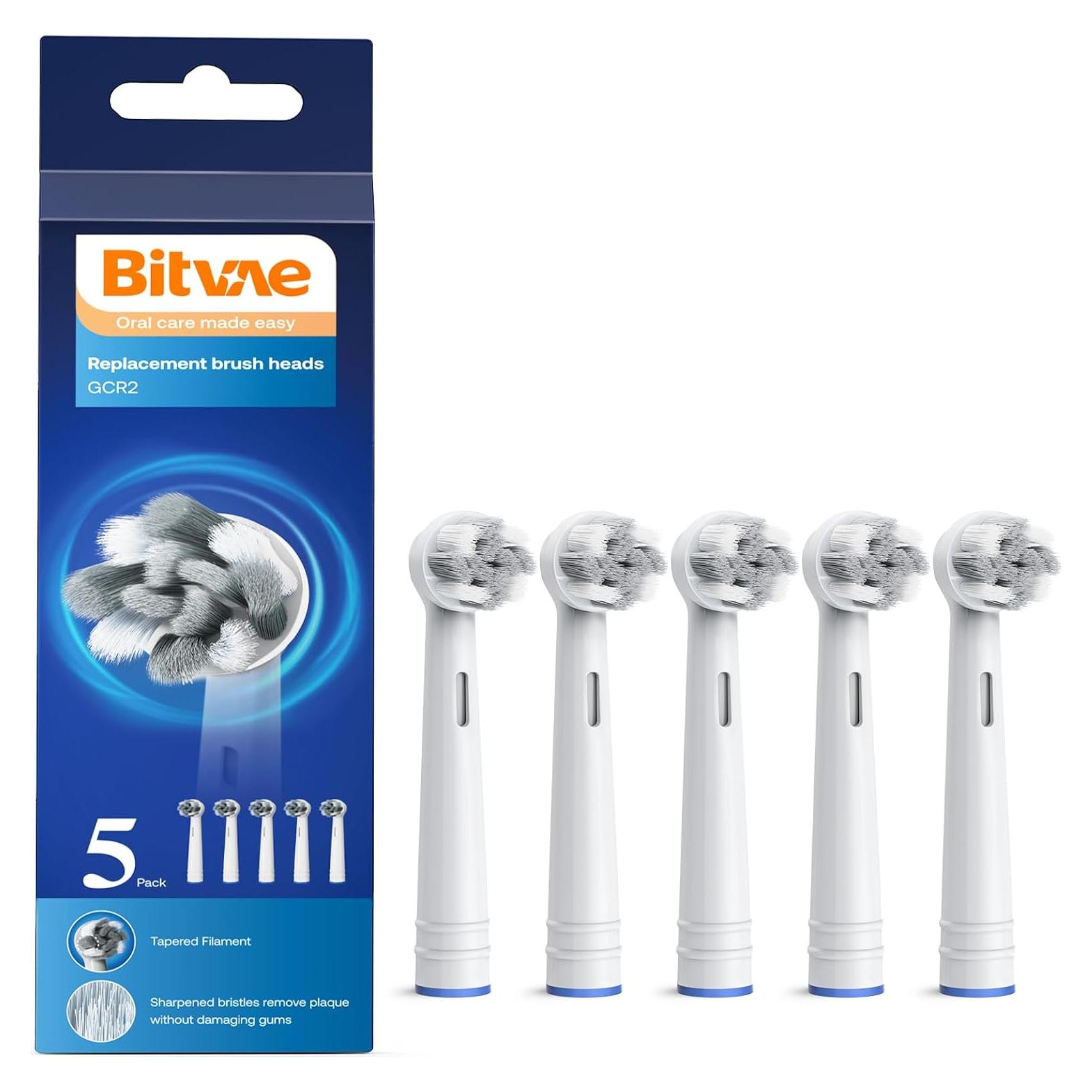 Cabezas de Cepillo de Dientes Bitvae 5pcs Repuesto Oral-B
