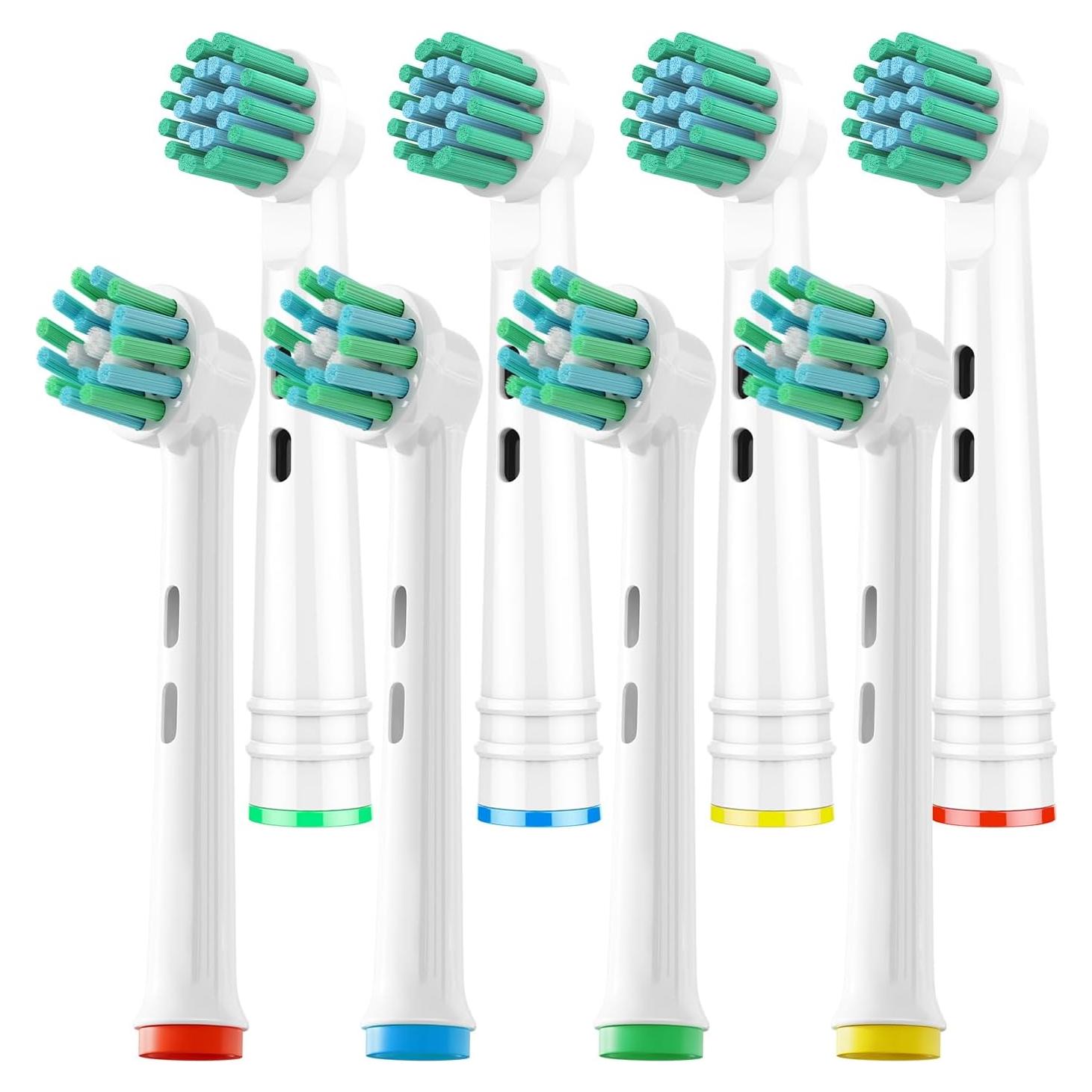 Cabezas de Cepillo de Dientes GENKENT 8 Unidades Compatible Oral B
