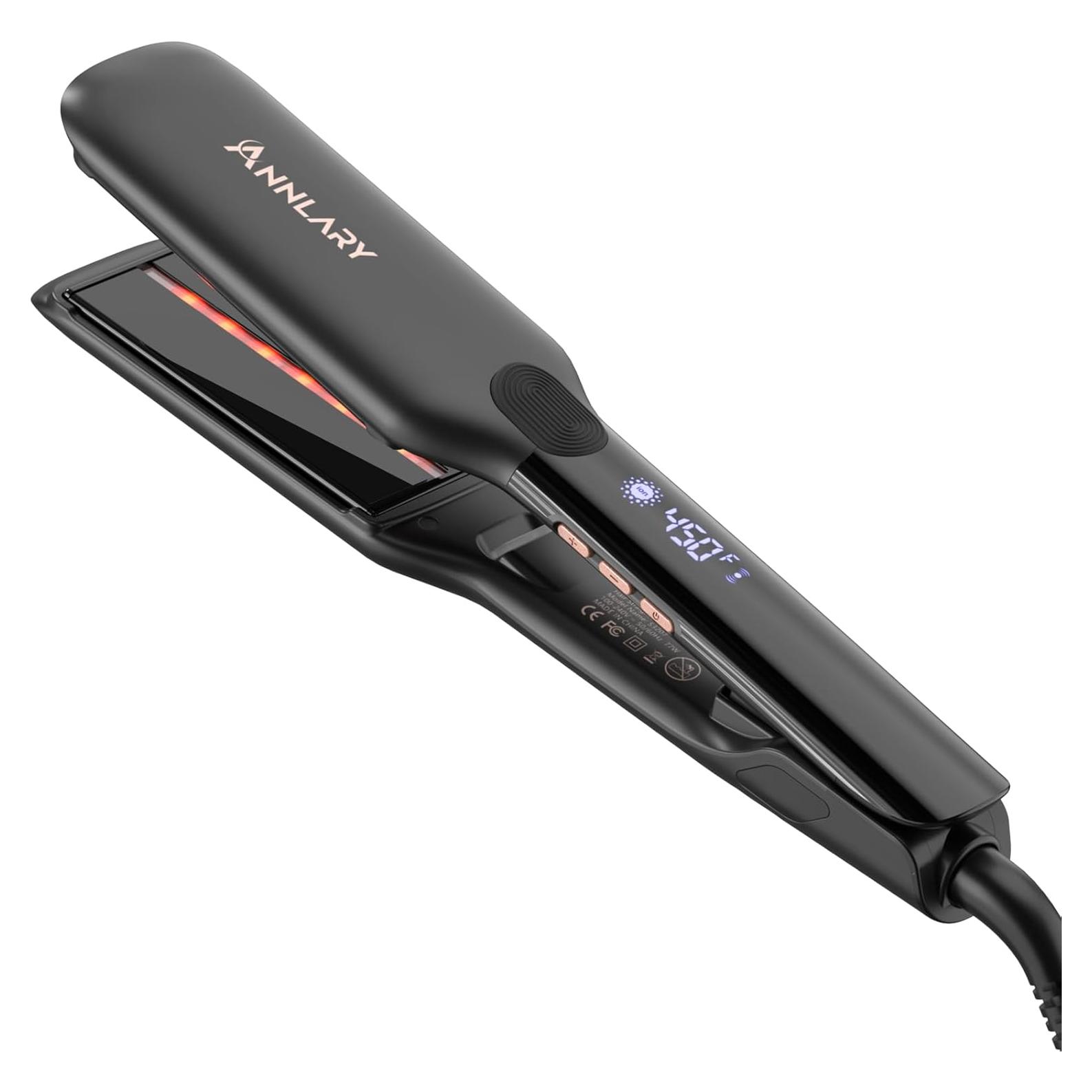 Plancha de Pelo Annlary S3207W 1.75" Infrarroja y Iónica