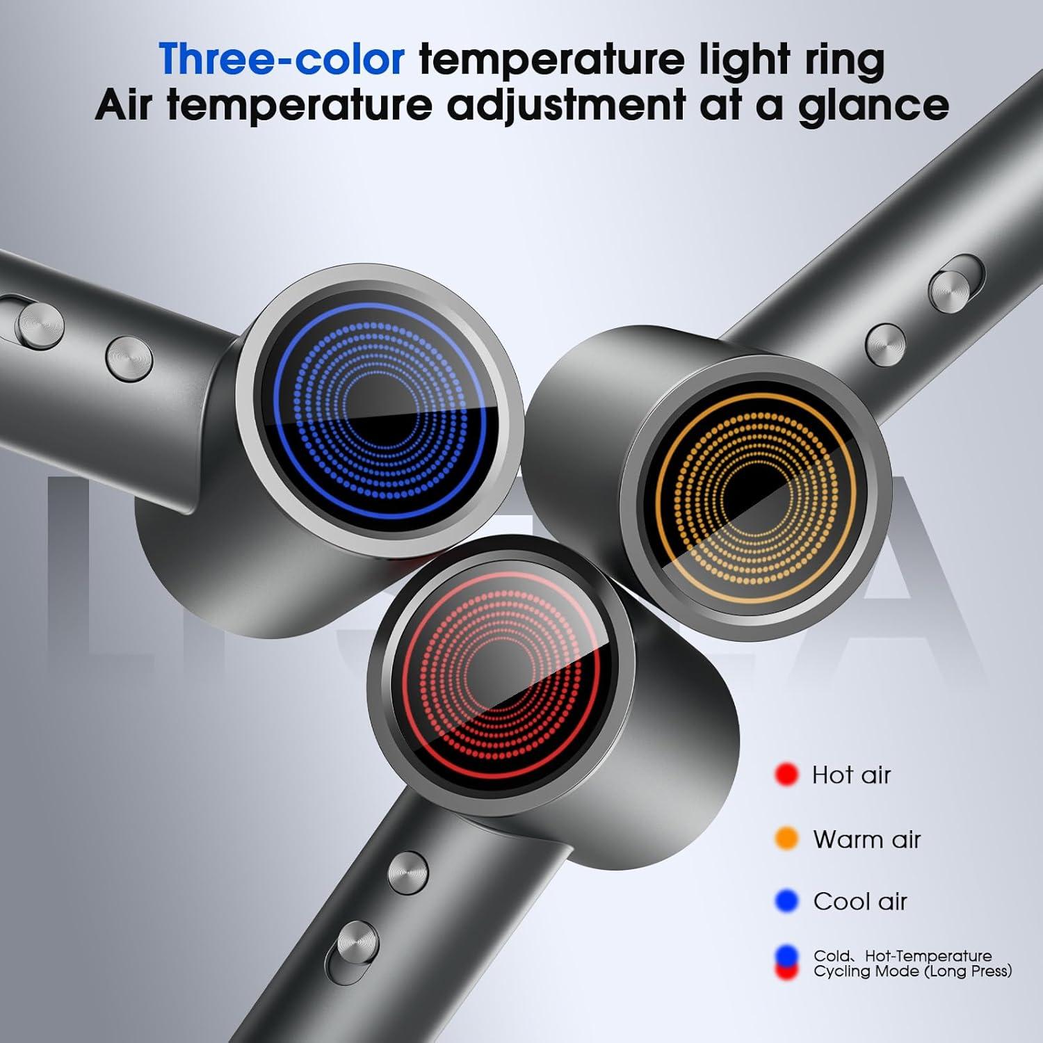 Secador de Pelo Iónico Profesional lpstea 110,000 RPM 34.9x11.2cm