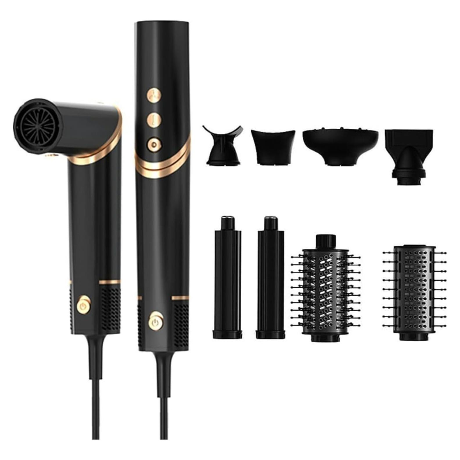 Juego de cepillo de aire caliente 8 en 1 SKERTS 1600W