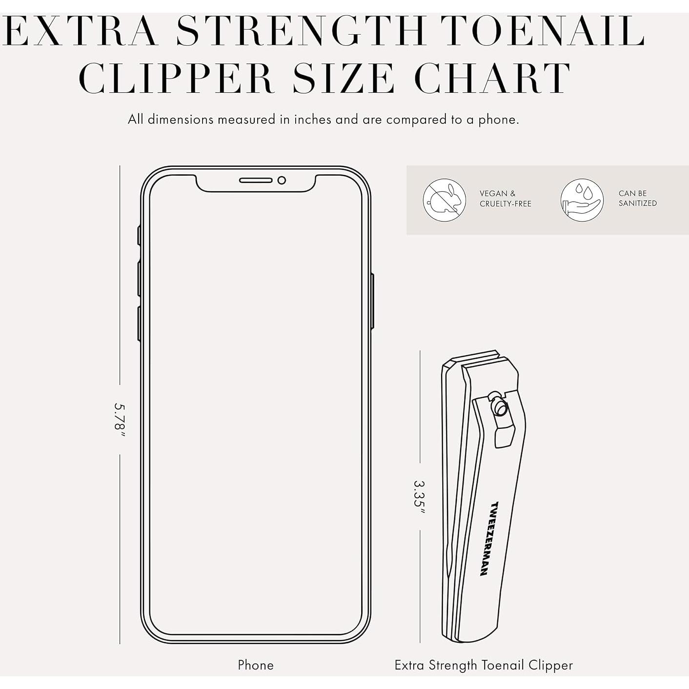 Cortador de Uñas de Pies Tweezerman 5161-R1 Acero Inoxidable