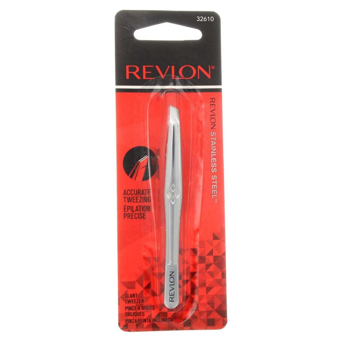 Pinzas de Acero Inoxidable Revlon Precisas - Paquete de 2