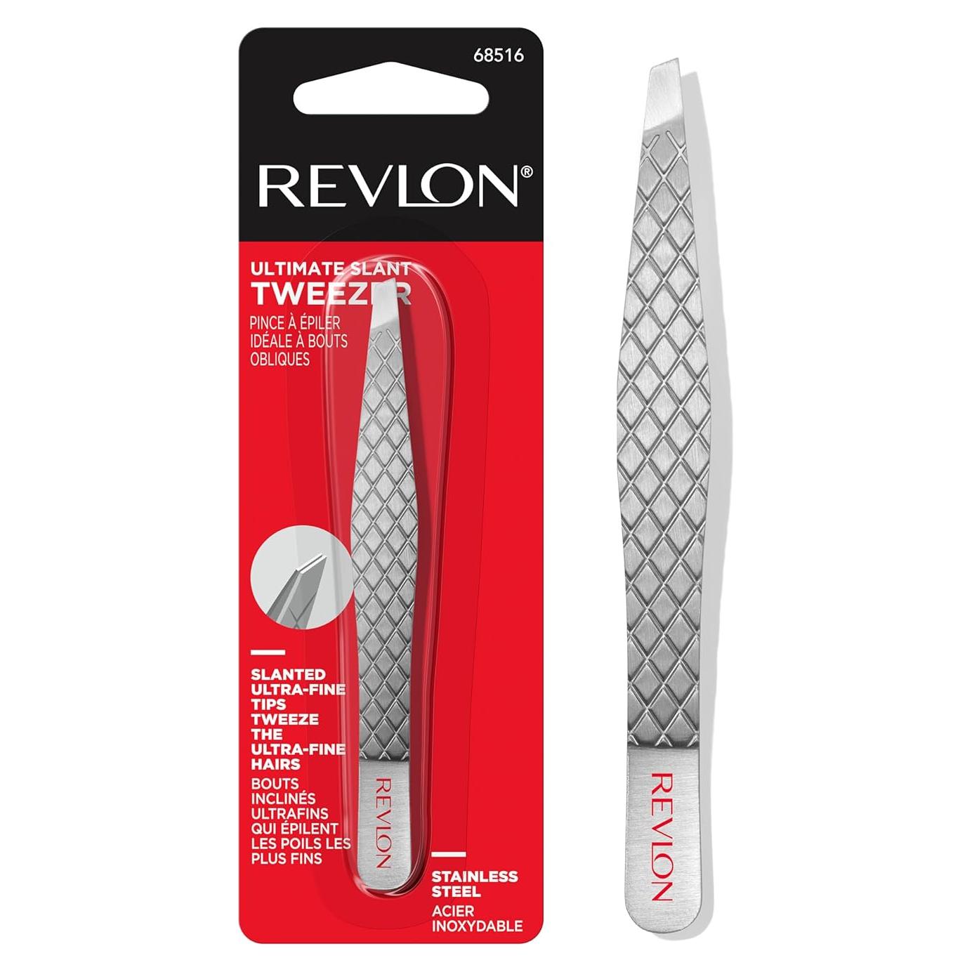 Pinzas de Punta Inclinada Revlon Ultimate - Acero Inoxidable
