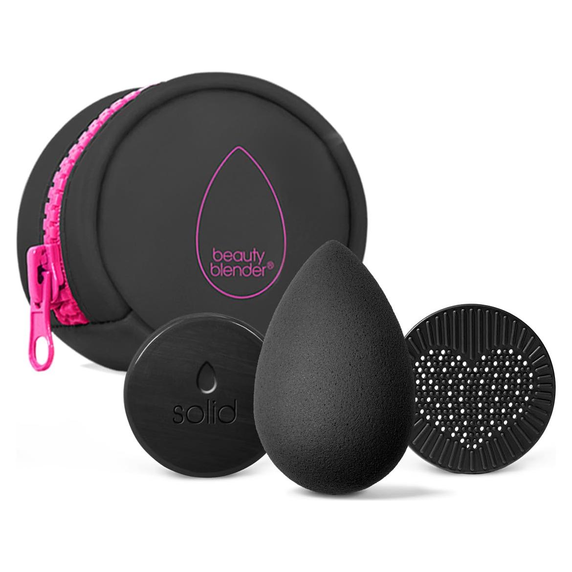 Beautyblender Set de Inicio 4 Piezas Pro Black + Limpiador